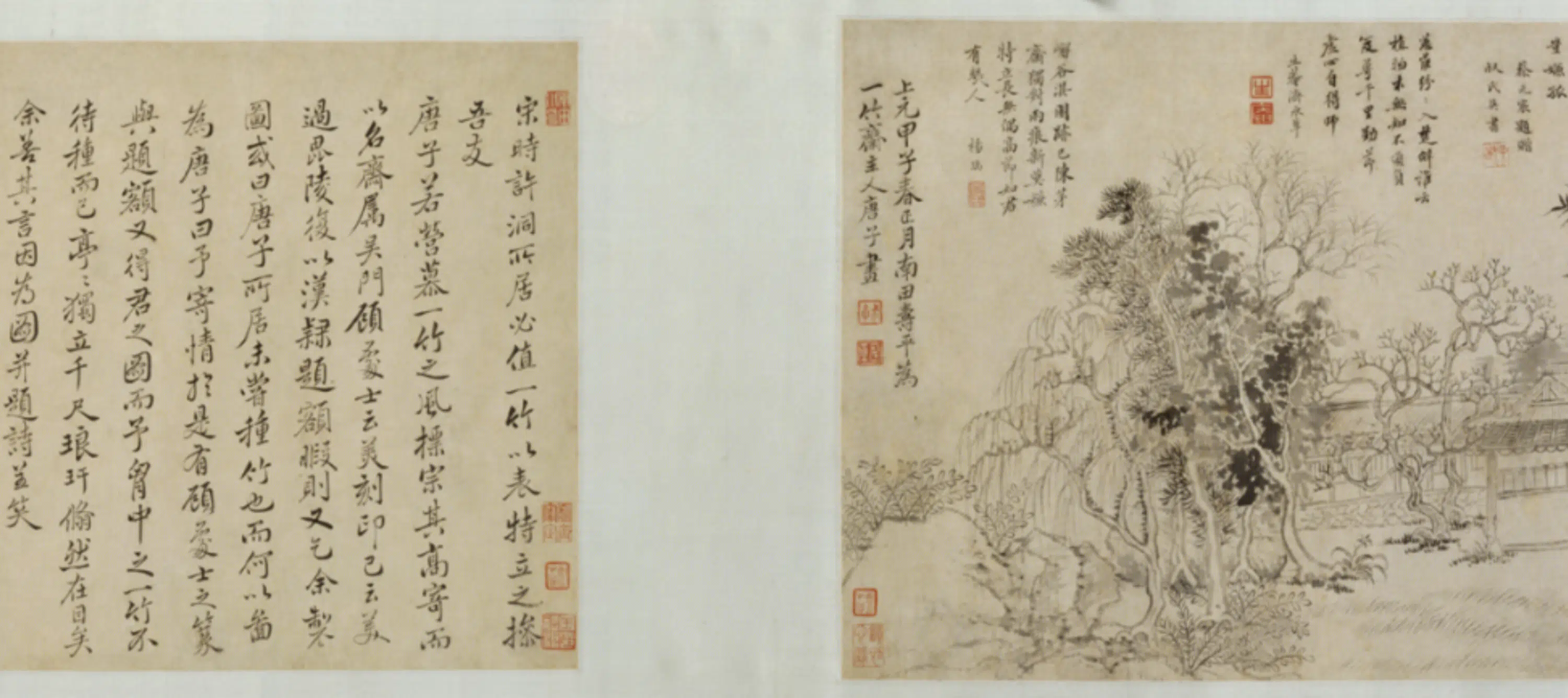 清代【恽寿平】《一竹斋图卷》 第7张