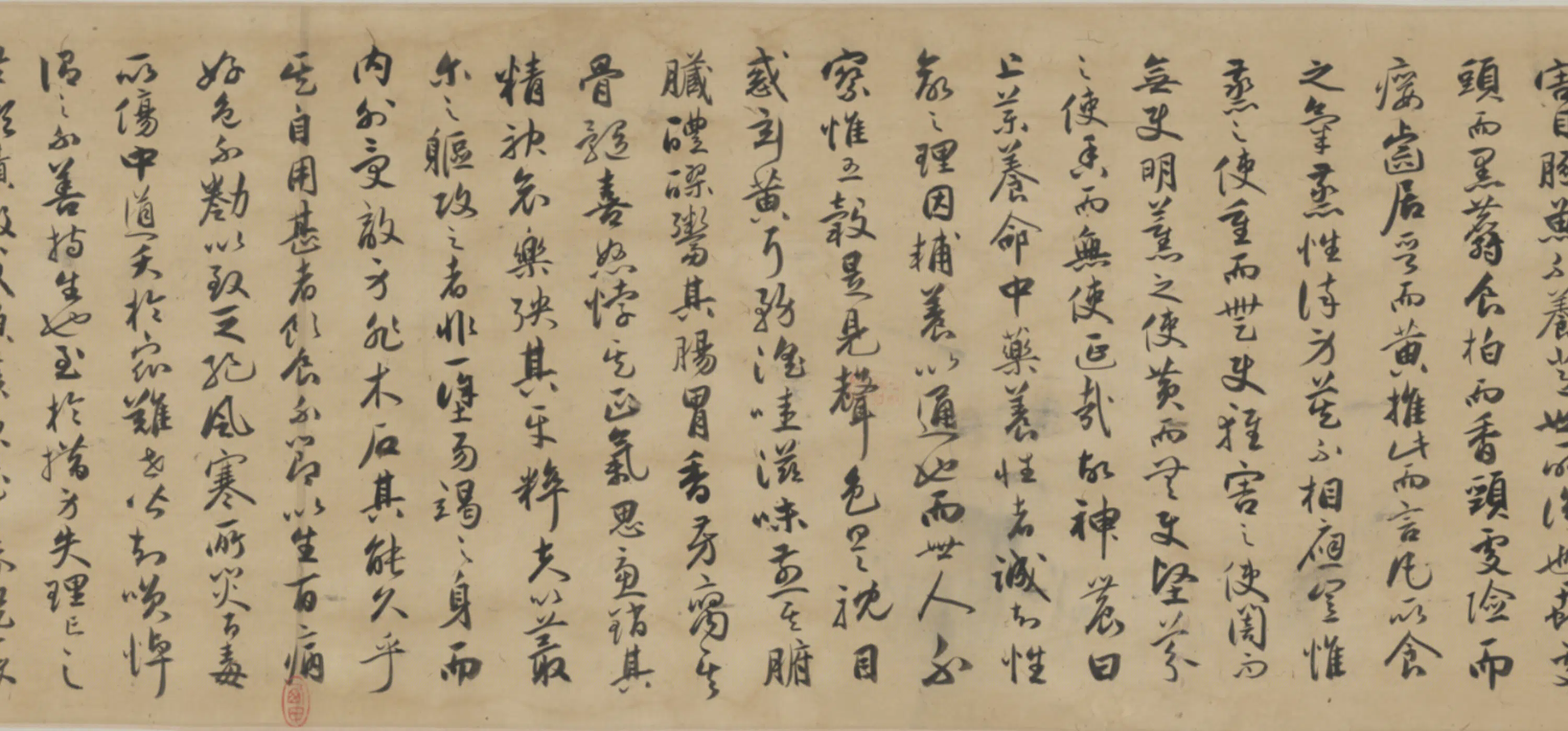 明朝【祝允明】《行书养生论卷》 第5张