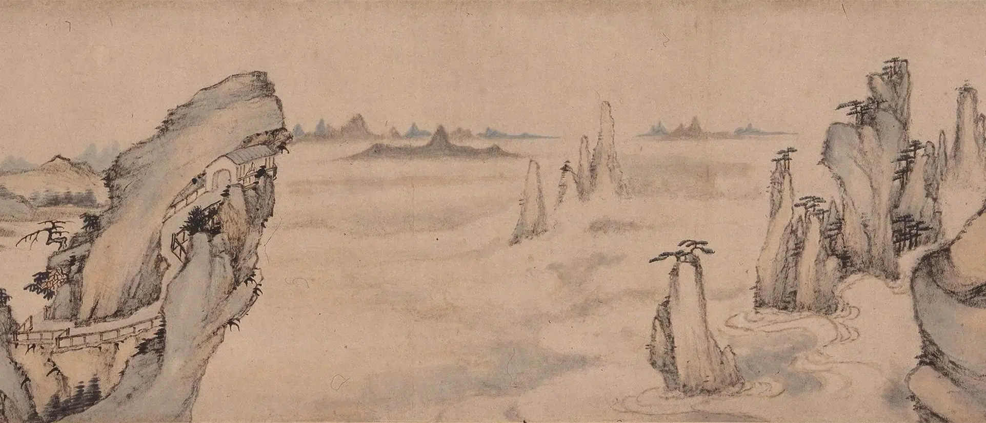清代【戴本孝】《雨赏图卷》 第9张 清代【戴本孝】《雨赏图卷》 第9张