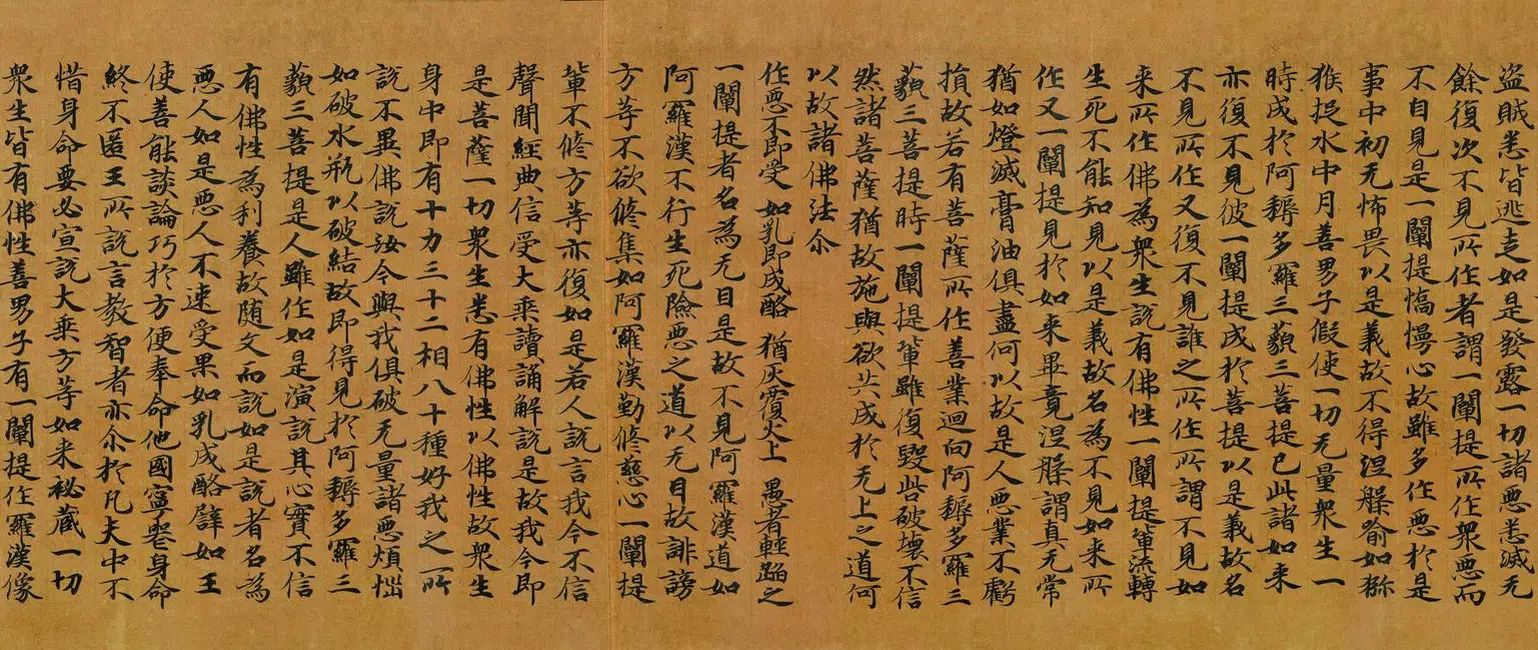 唐朝【佚名】《大般涅槃经菩萨品卷》 第2张 唐朝【佚名】《大般涅槃经菩萨品卷》 第2张