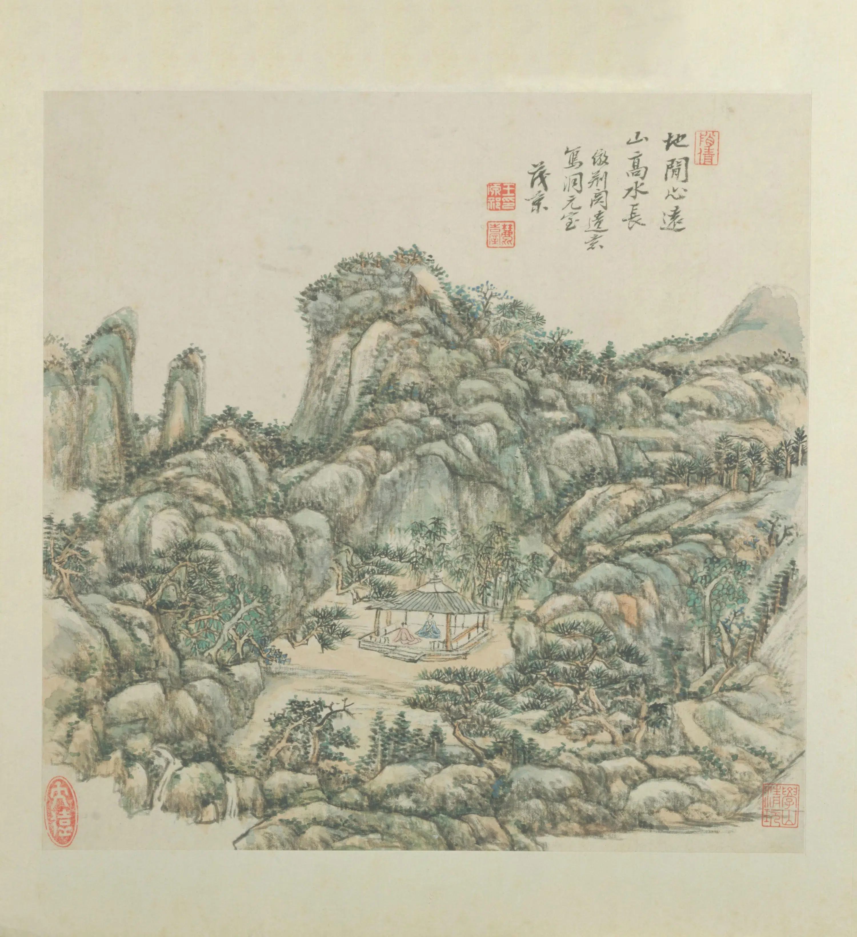 清代【王原祁】《卢鸿草堂十志图册》 第6张