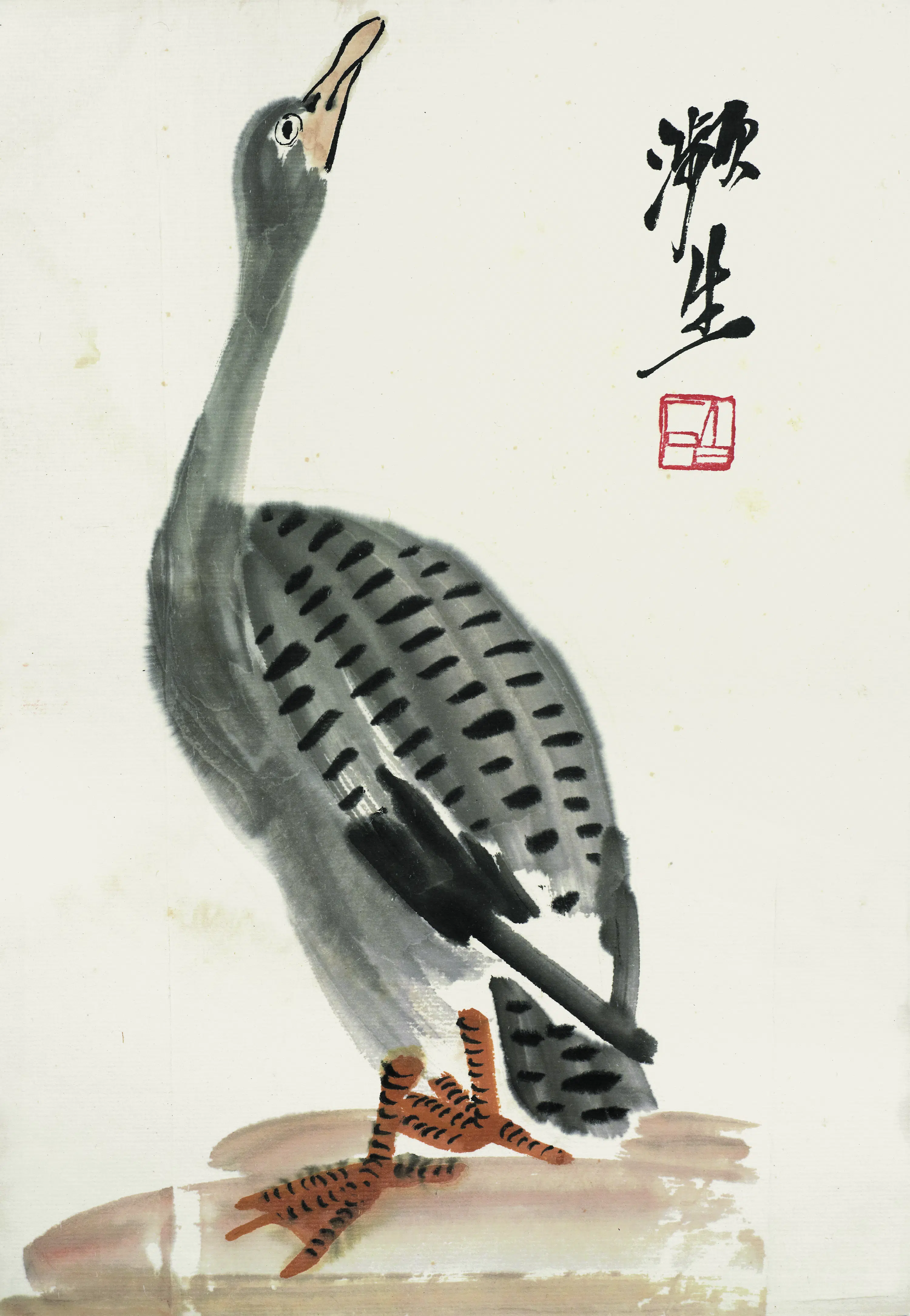 近现代【齐白石】《花卉虫草图册83开》 第84张 近现代【齐白石】《花卉虫草图册83开》 第84张