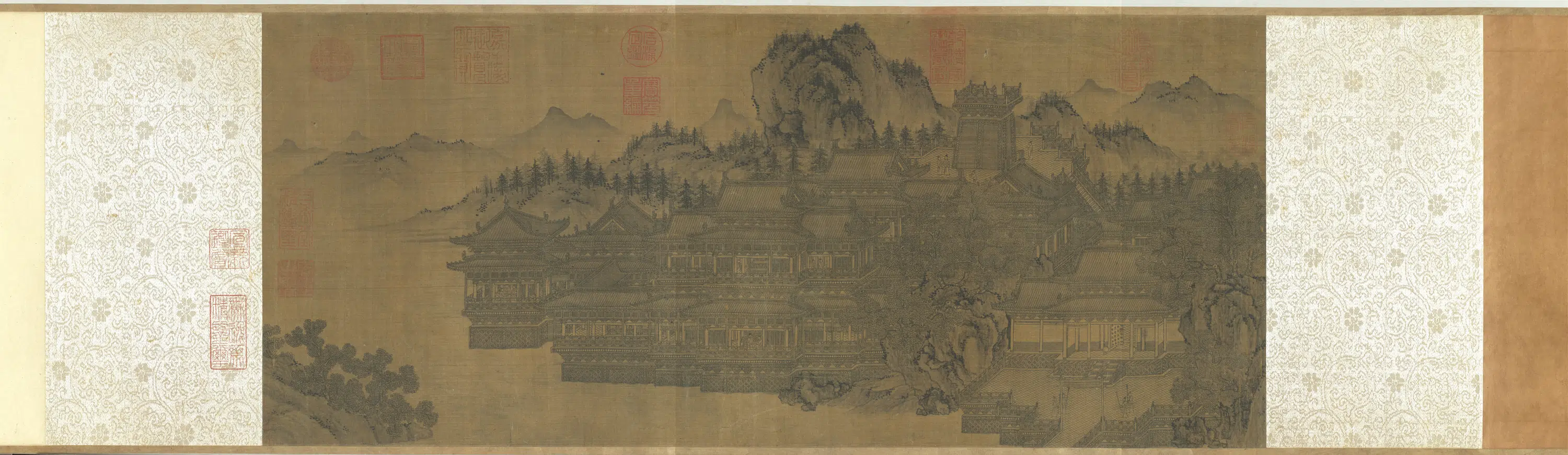元代《元人建章宫图卷》