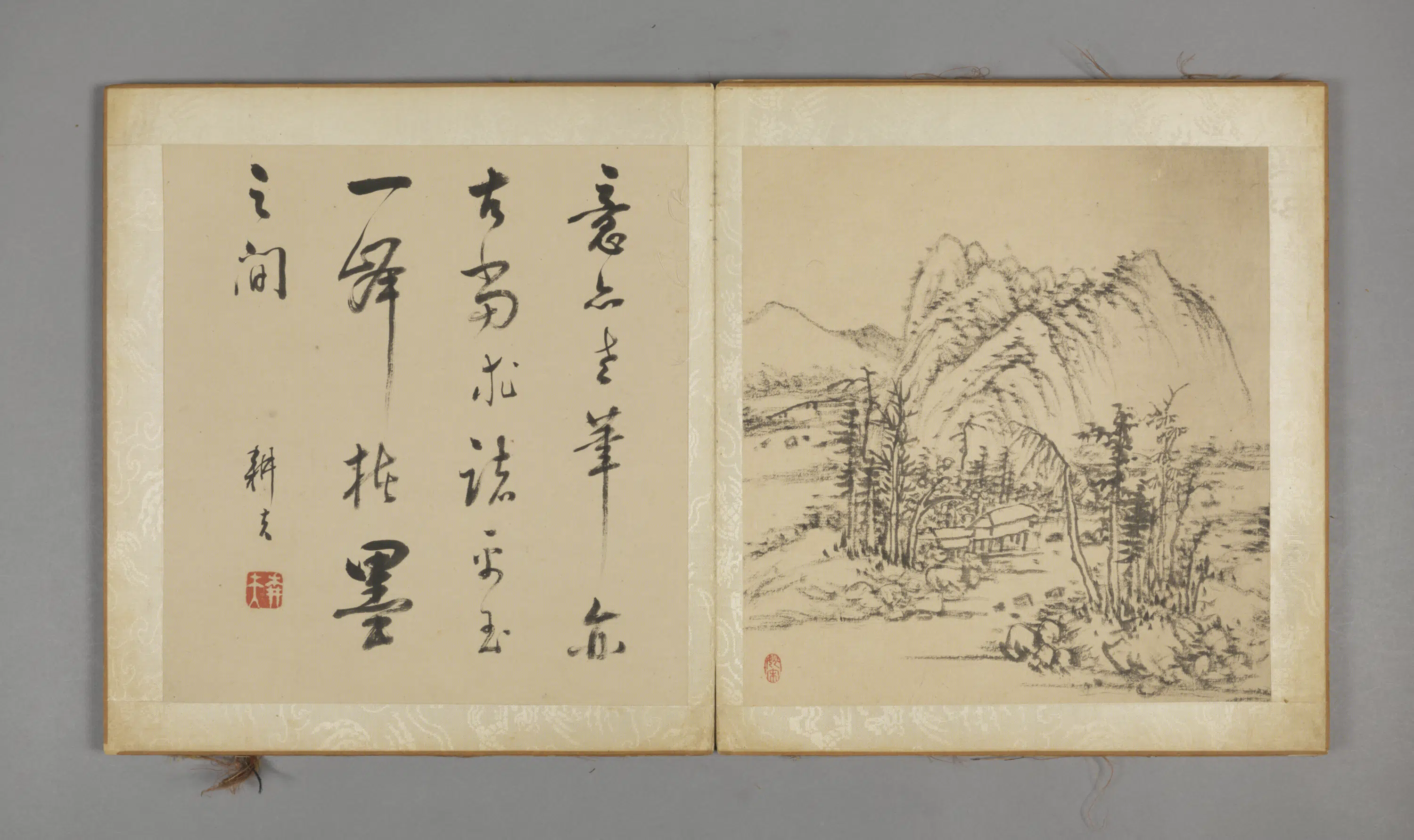 清代【姚宋】《山水图册（12开）》 第11张