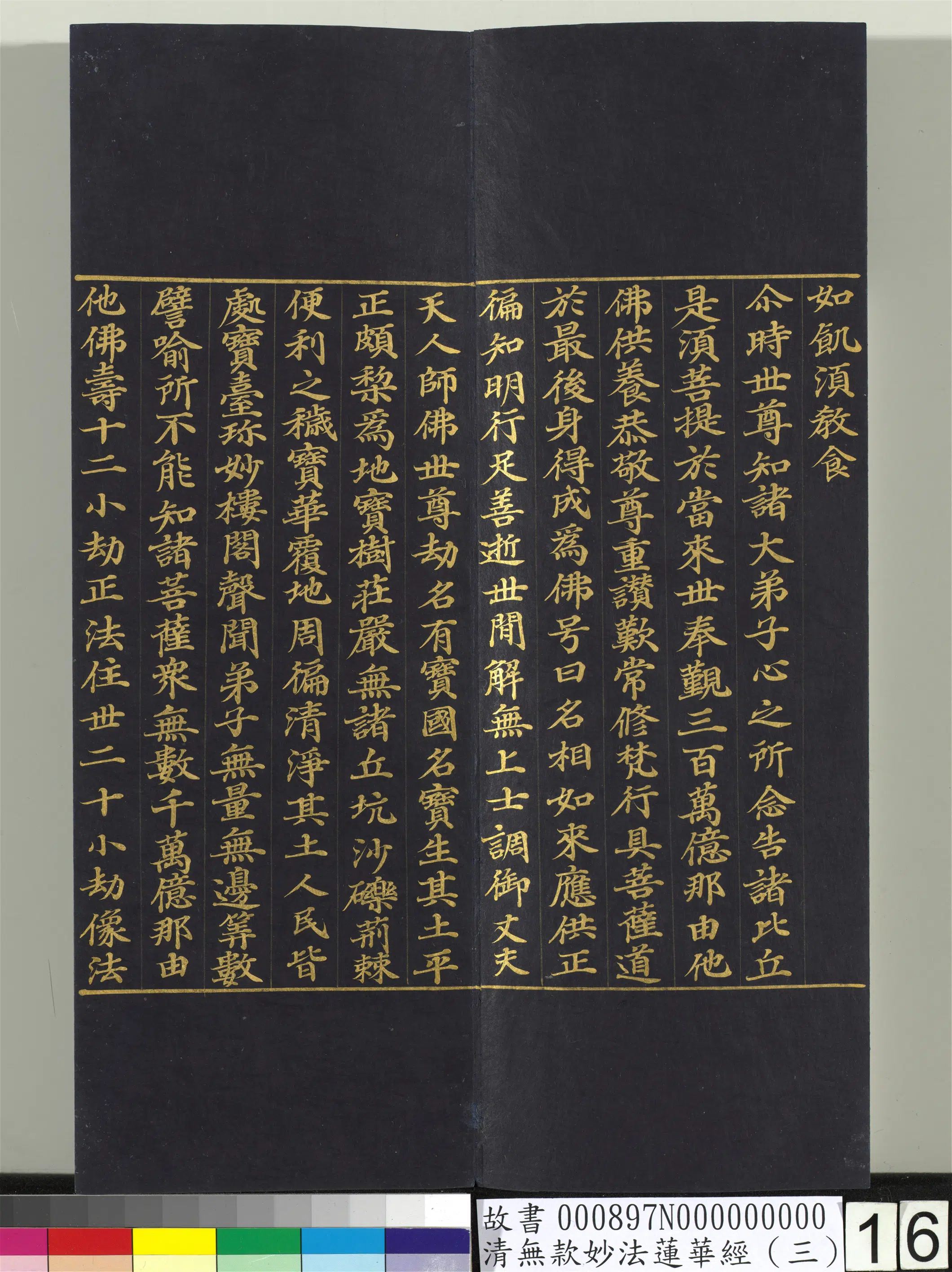 《无款妙法莲华经（三）册》 第7张