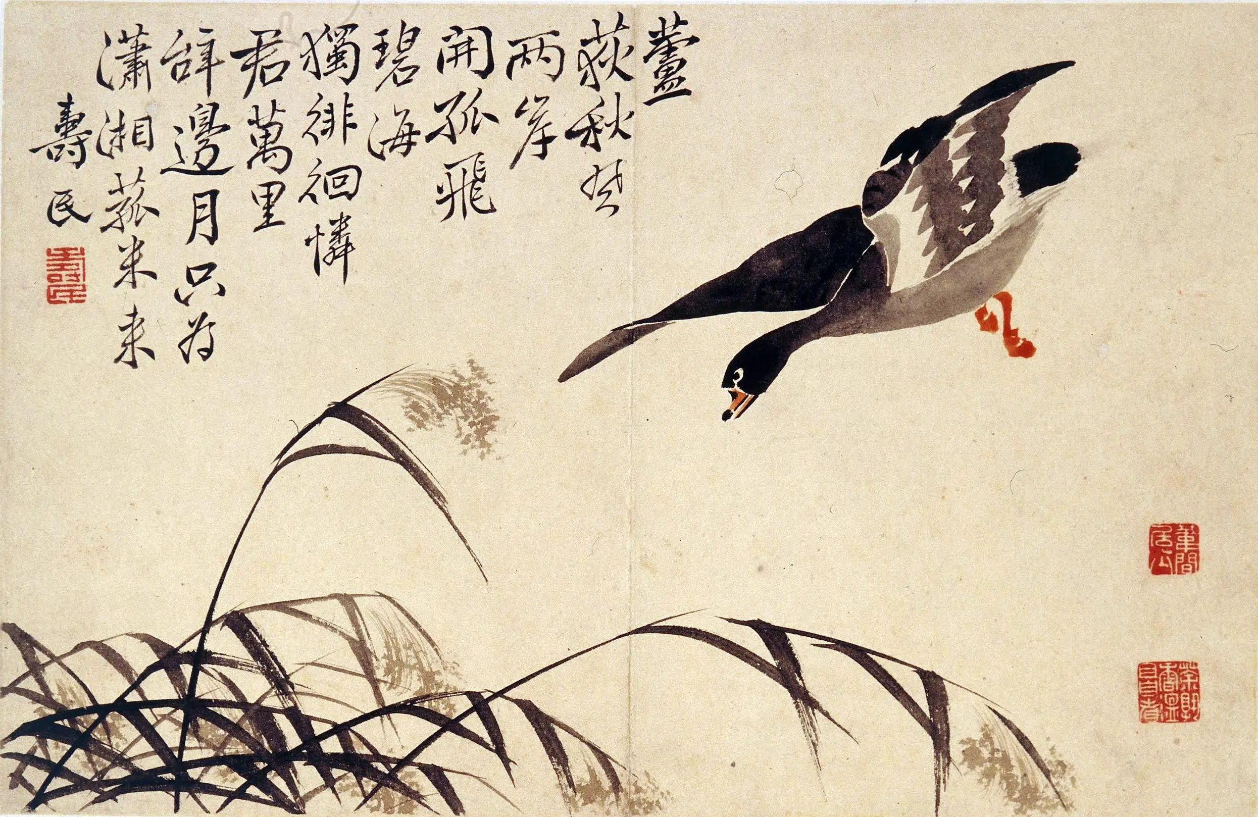 清代【边寿民】《芦雁图册（八开）》