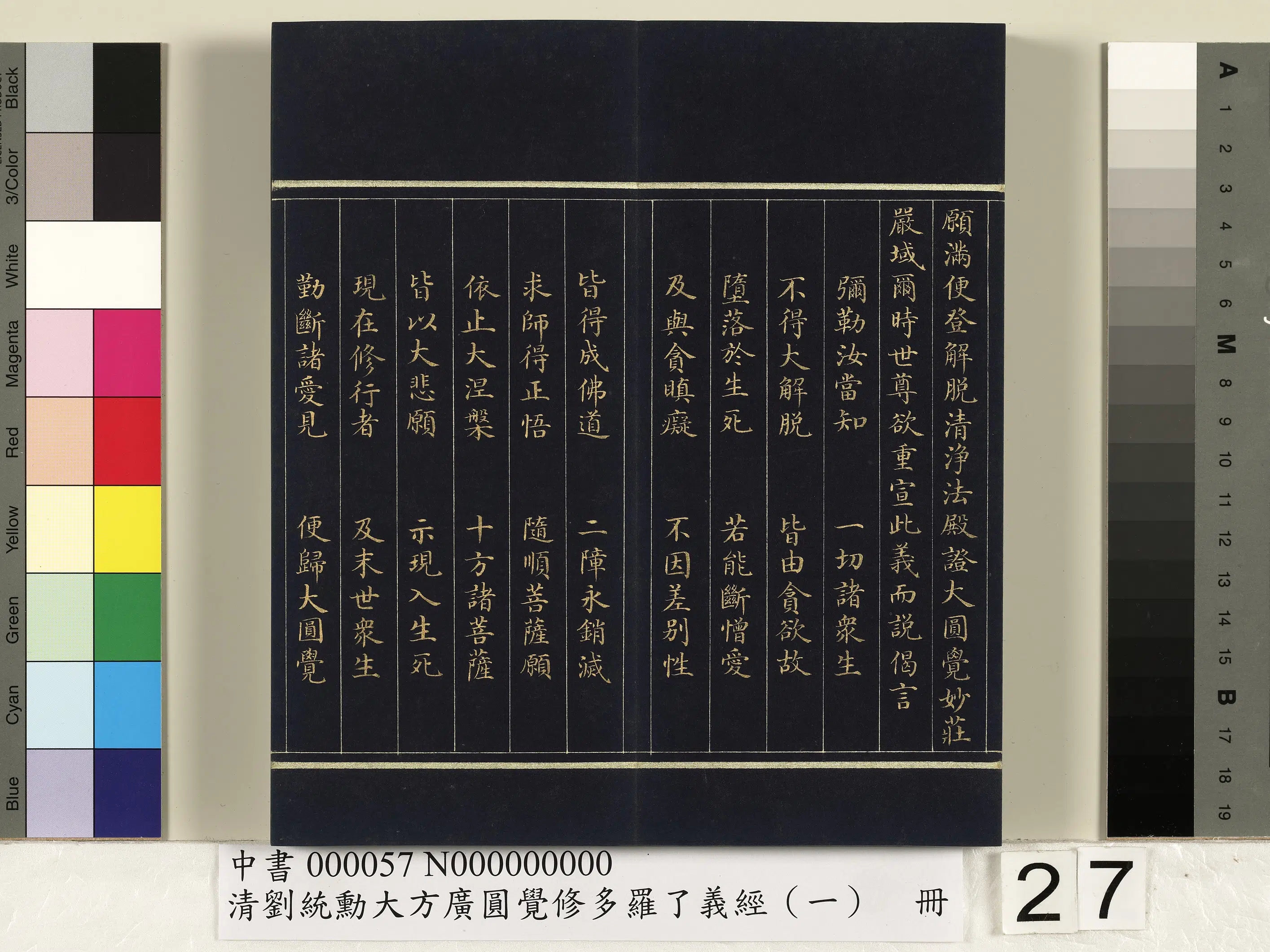 清代【刘统勋】《大方广圆觉修多罗了义经（一）册》 第20张