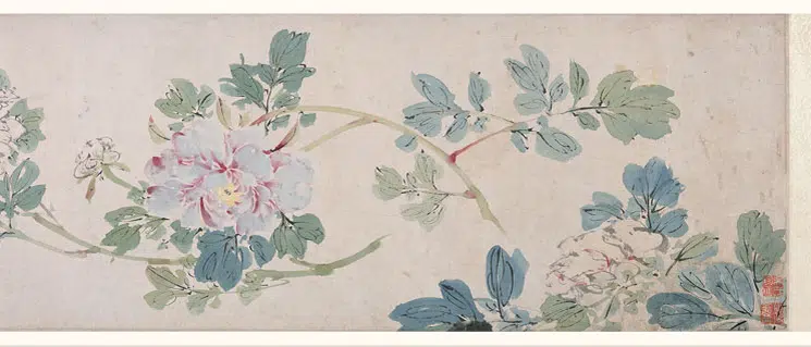 清代【陈嘉言】《花卉鸟兽图卷》 第3张 清代【陈嘉言】《花卉鸟兽图卷》 第3张