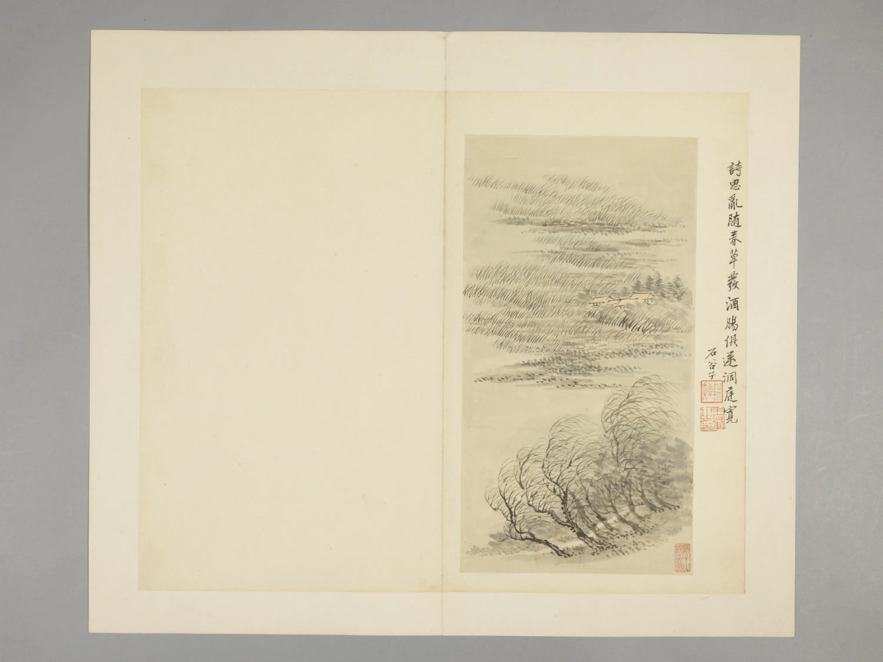 清代【王翚】《拟前人诗意册（10开）》 第6张