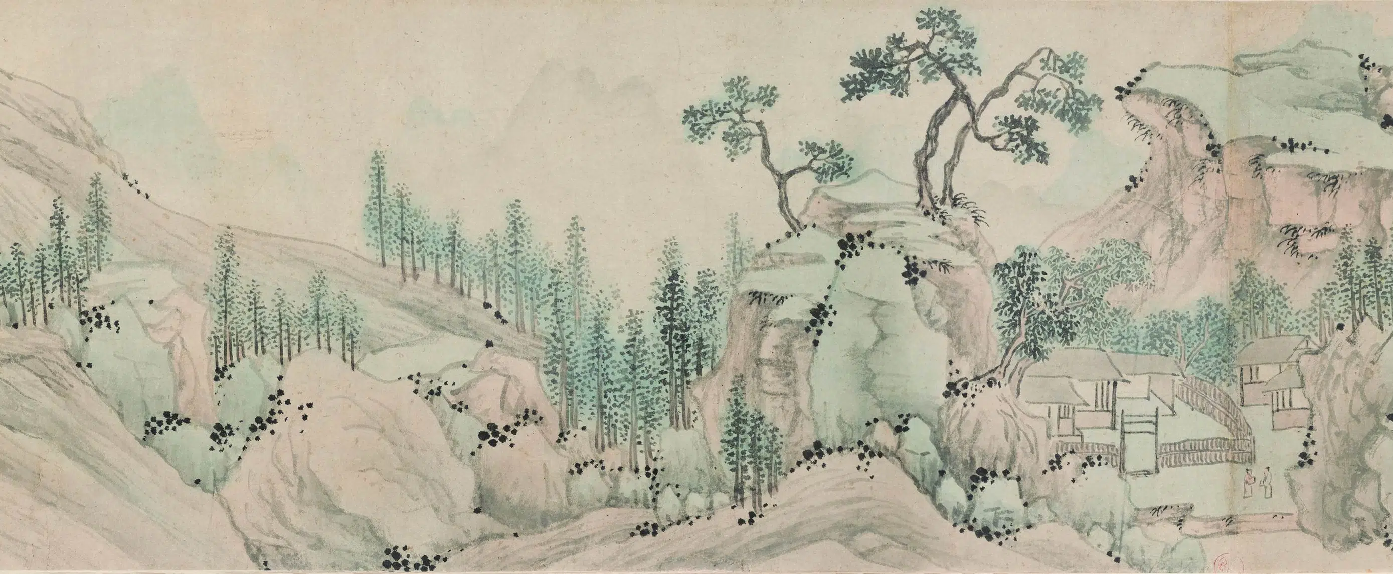 明朝【沈周】《西山图卷》 第7张