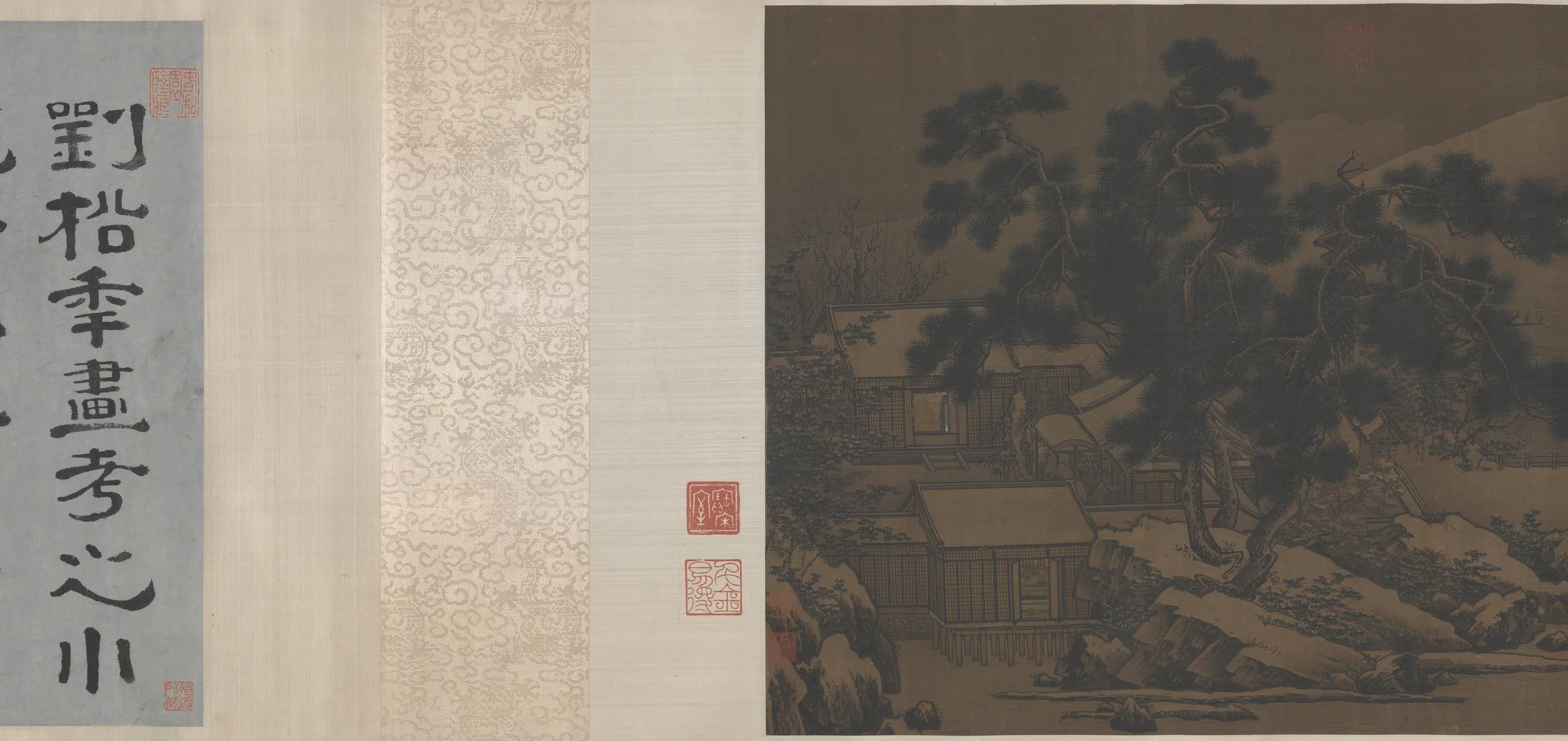 南宋【刘松年】《四景山水图卷》 第2张 南宋【刘松年】《四景山水图卷》 第2张