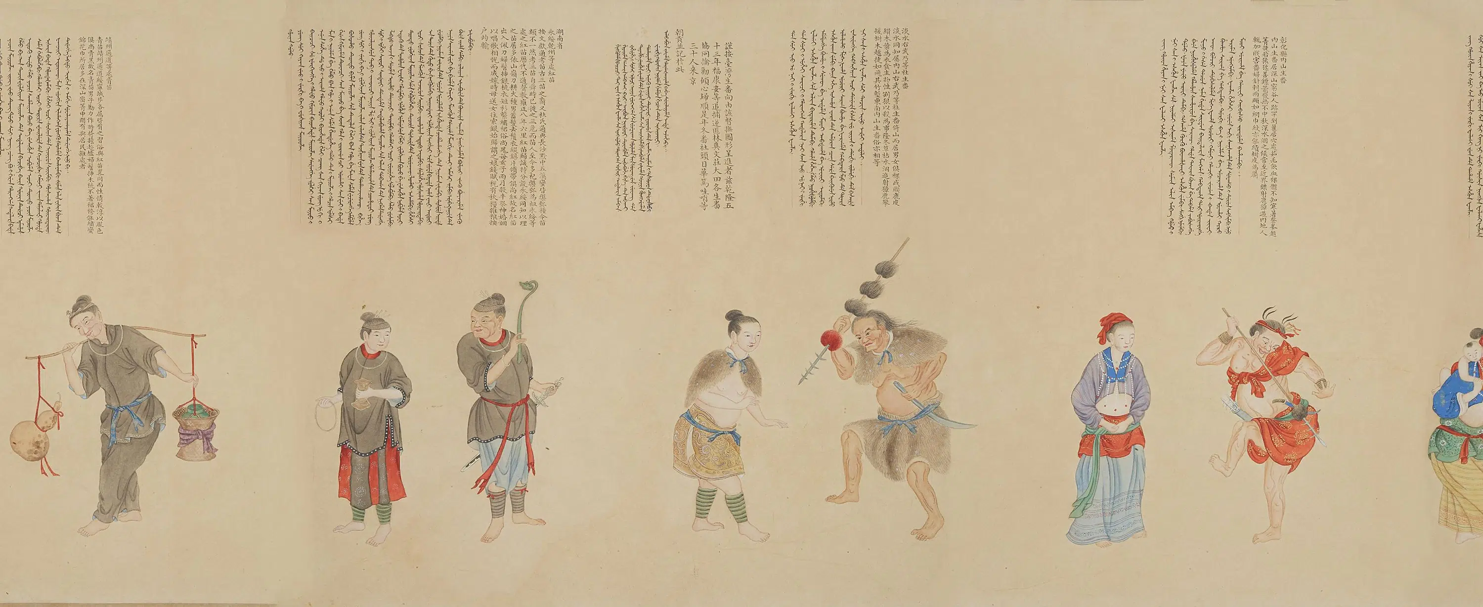 清代【清人】《画职贡图卷-1》 第3张 清代【清人】《画职贡图卷-1》 第3张