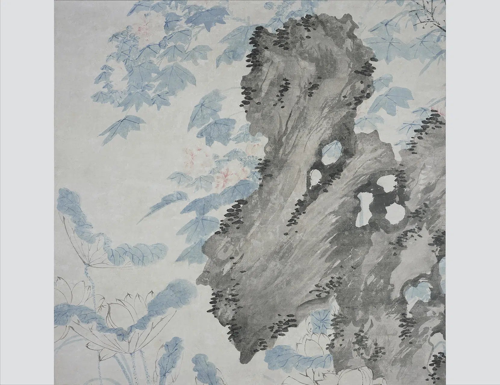 明朝【陈淳（道复）】《花卉图轴-2》