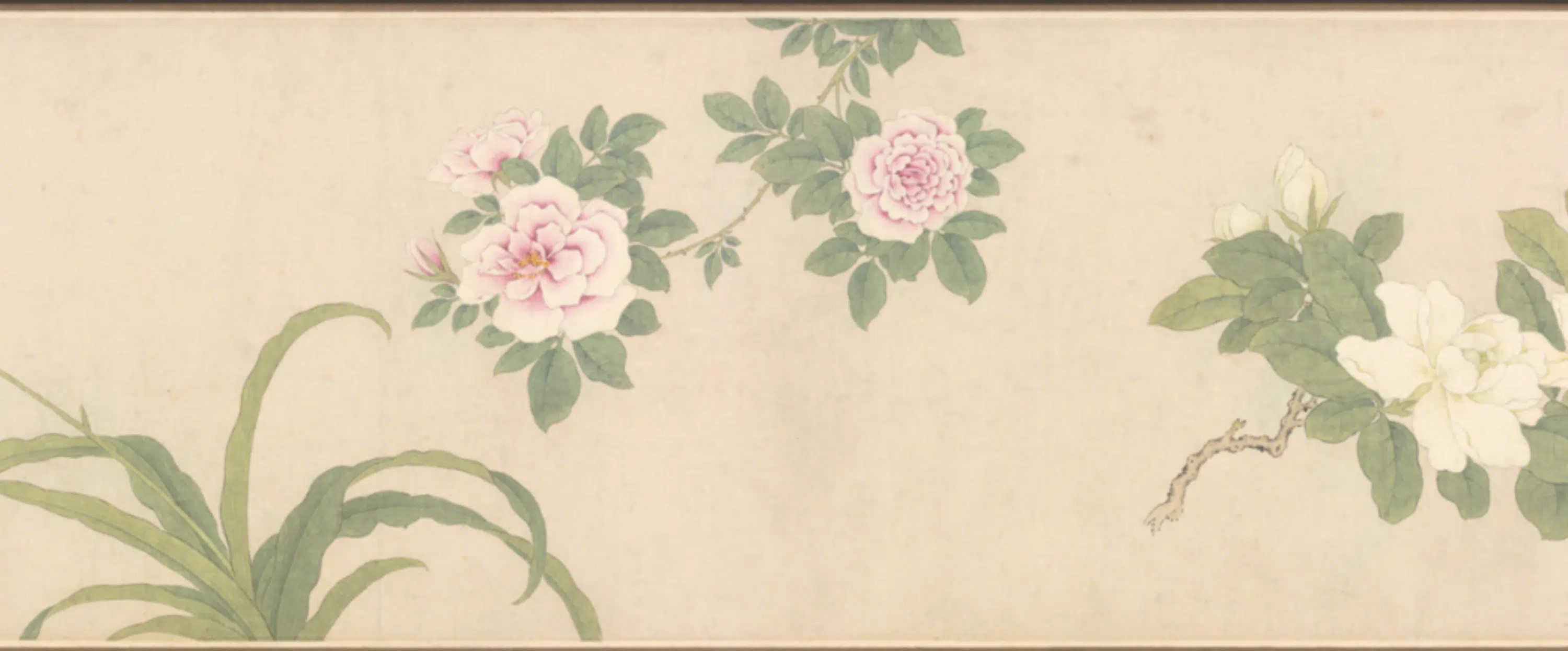 清代【朱昶】《花卉图卷》 第3张