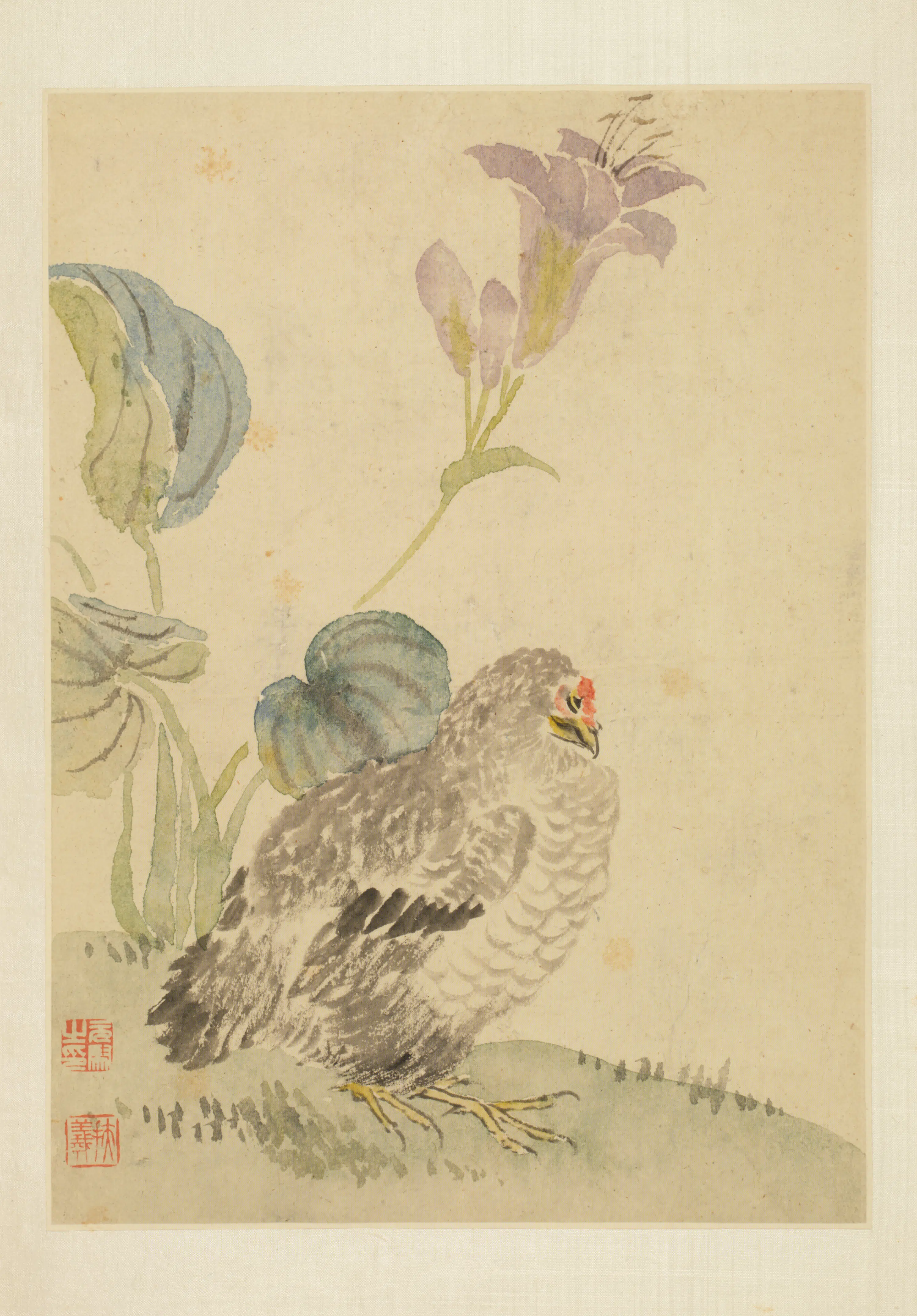 清代【马元驭】《花鸟册》 第6张