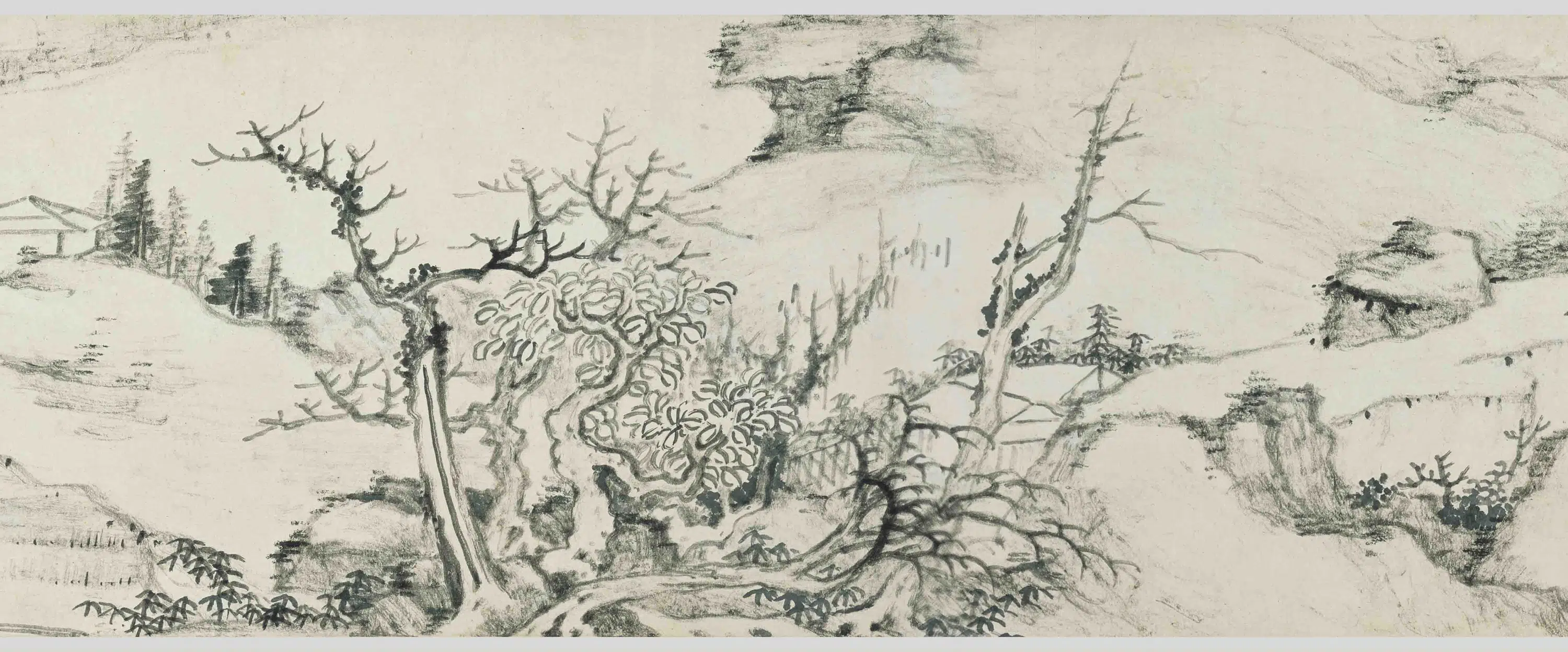 清代【戴本孝】《三绝图卷》 第5张
