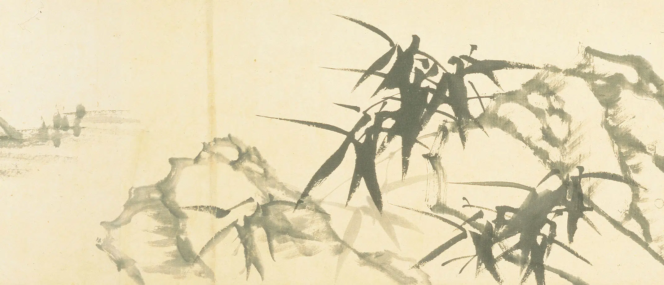 清代【郑板桥（郑燮）】《兰花竹石图卷》 第13张