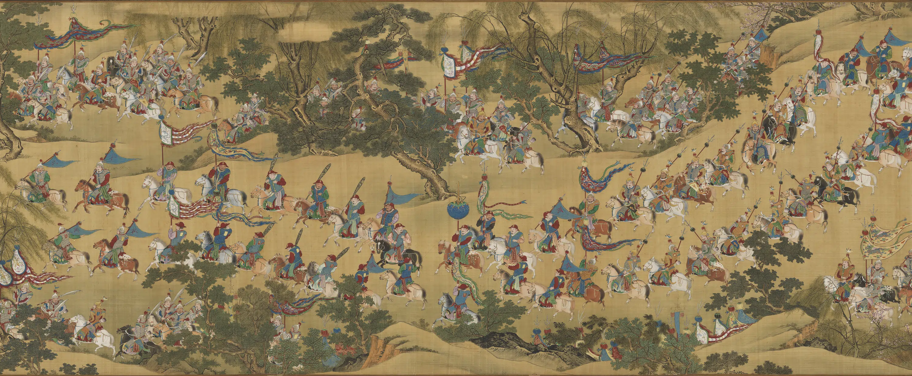 明朝《明人画出警图卷》 第6张 明朝《明人画出警图卷》 第6张