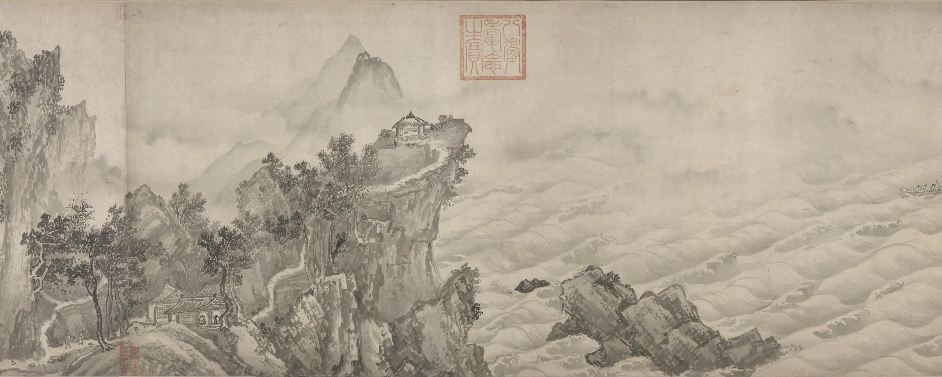 南宋【赵芾】《江山万里图卷》 第11张