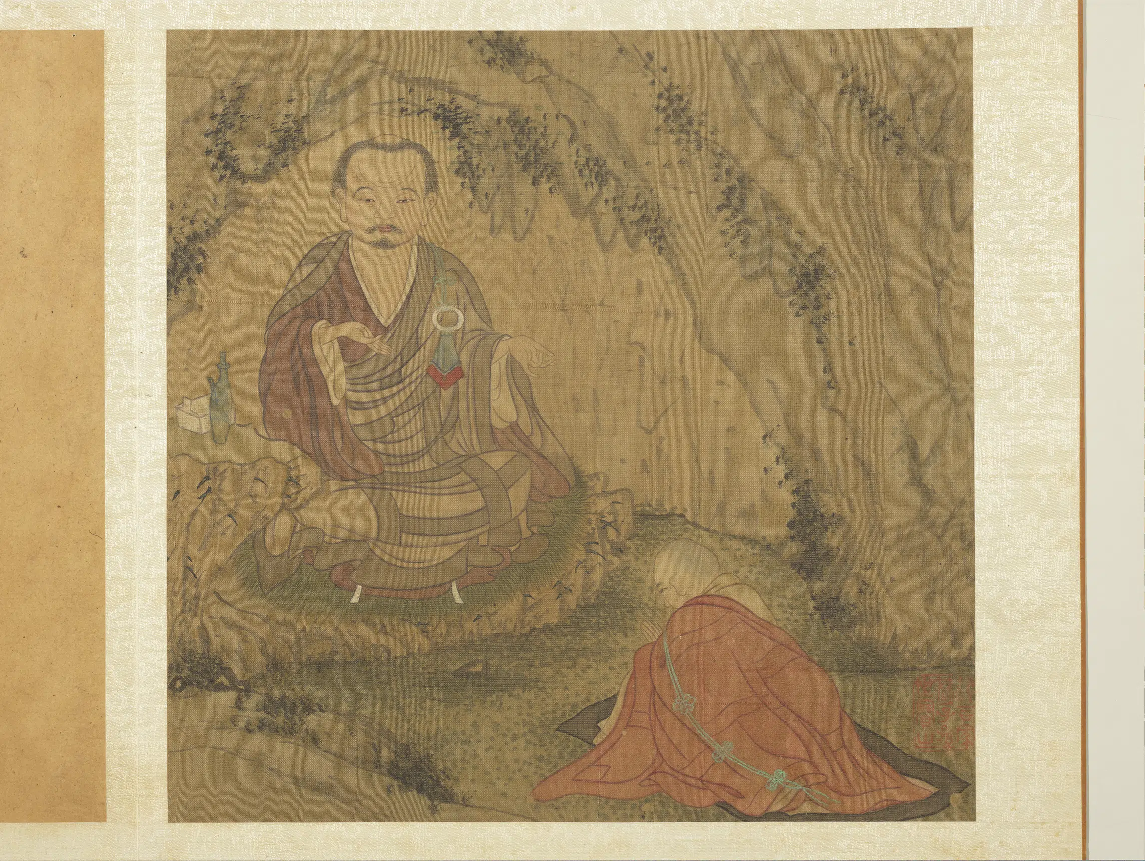 宋代《宋人十六应真像册-应真像（一）》