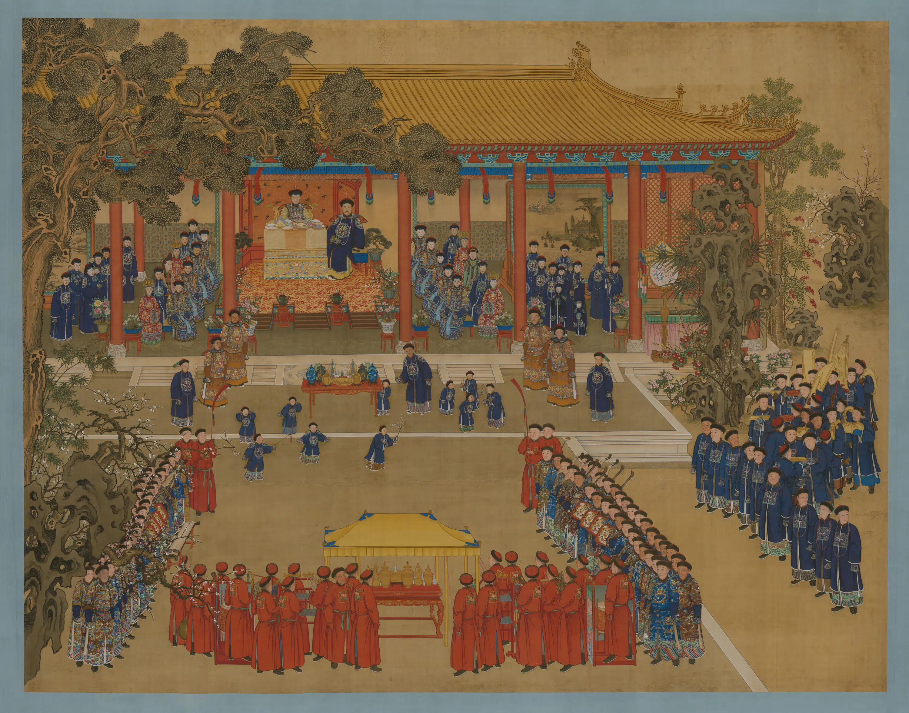 清代【姚文瀚】《崇庆皇太后八旬万寿图》