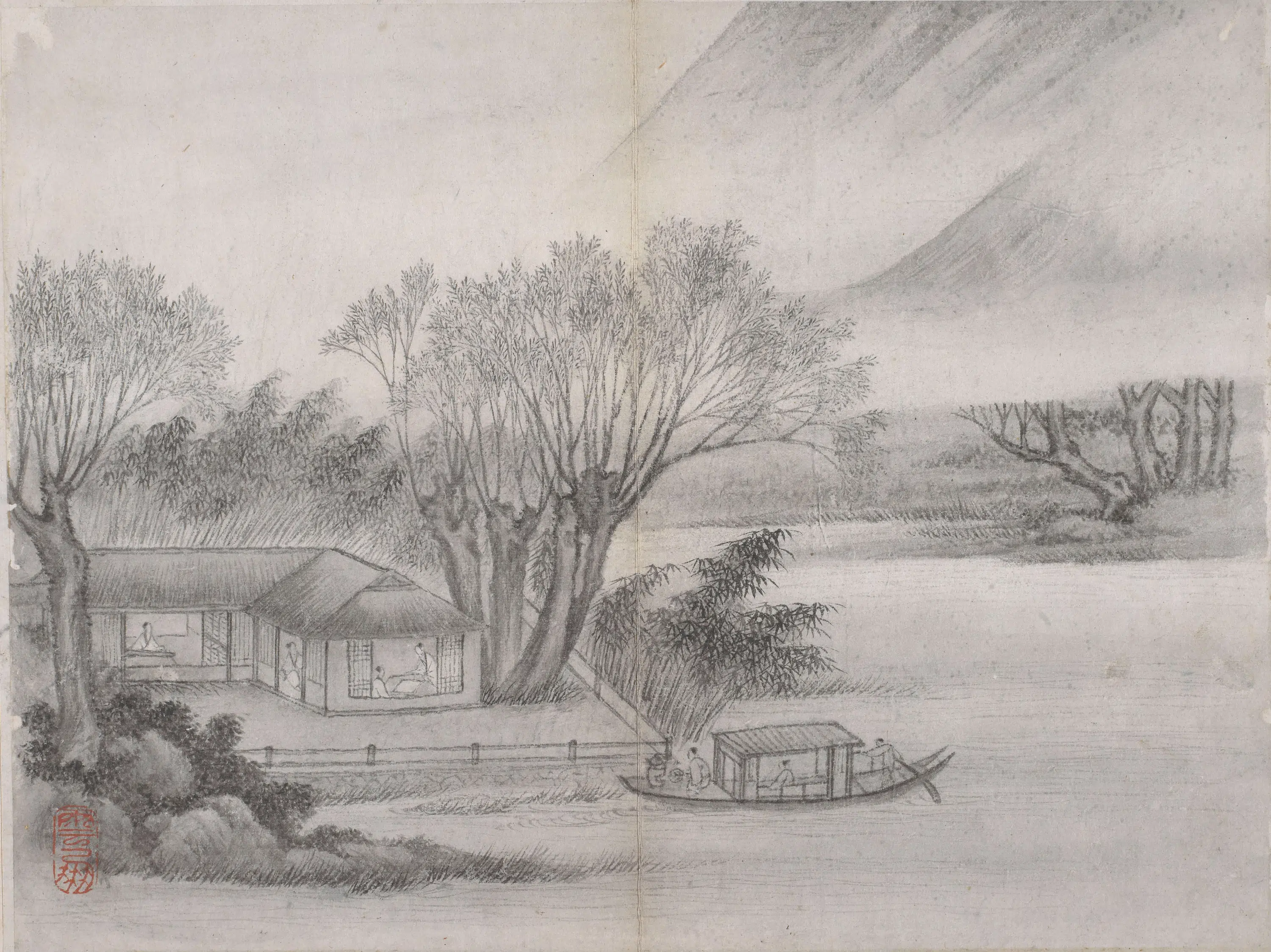 明代【丁云鹏】《山水册》 第10张