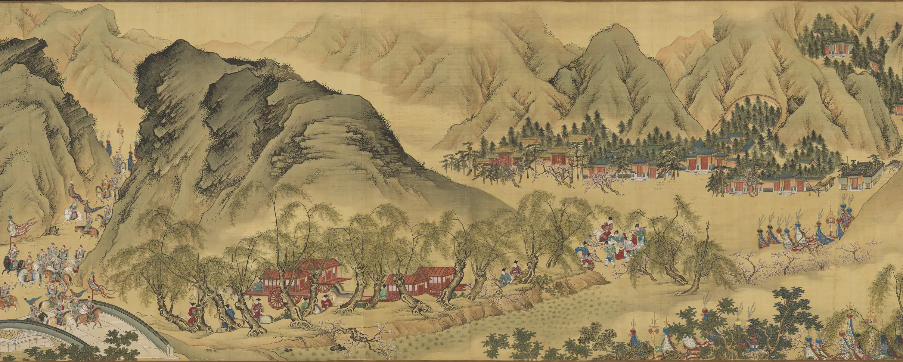 明朝《明人画入跸图卷》 第6张