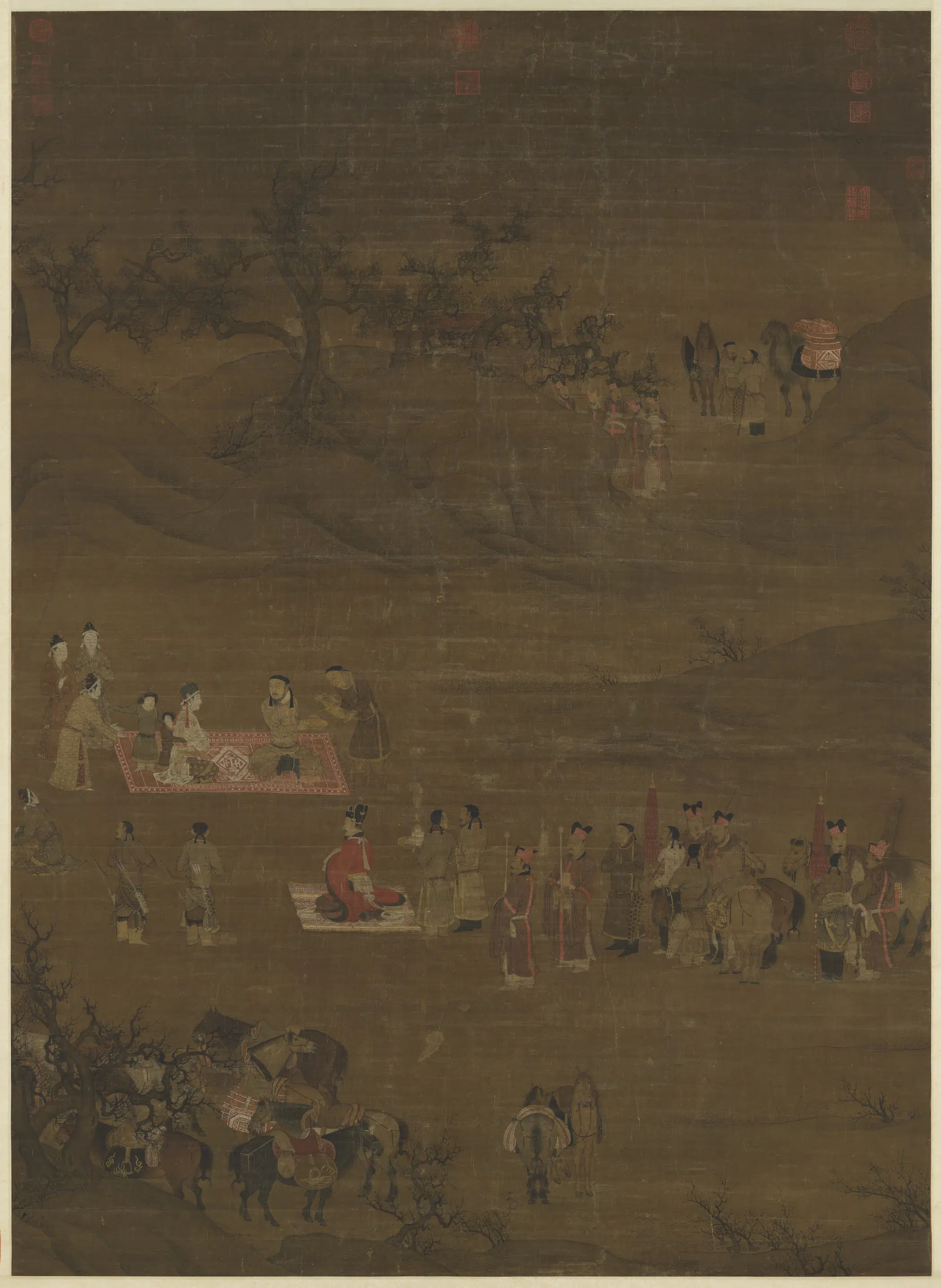 南宋【陈居中】《文姬归汉图》