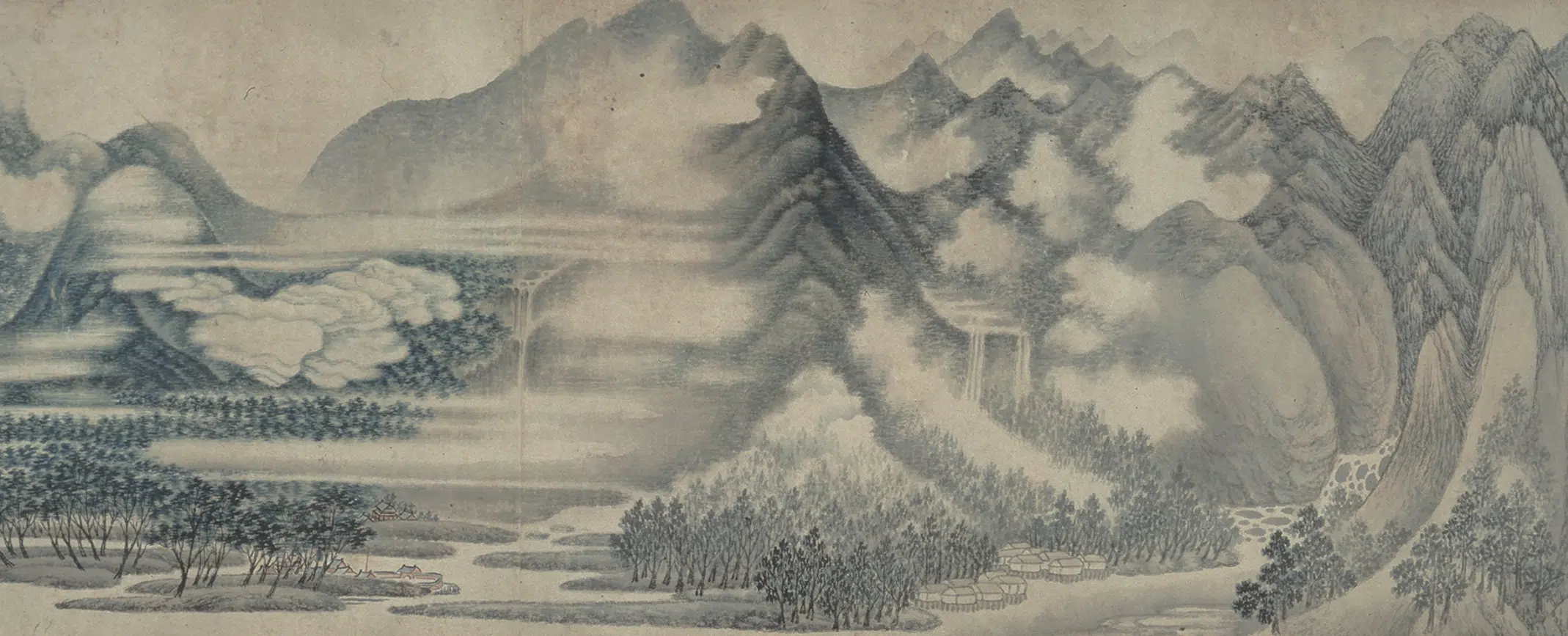 明朝【吴彬】《山阴道上图卷》 第10张 明朝【吴彬】《山阴道上图卷》 第10张