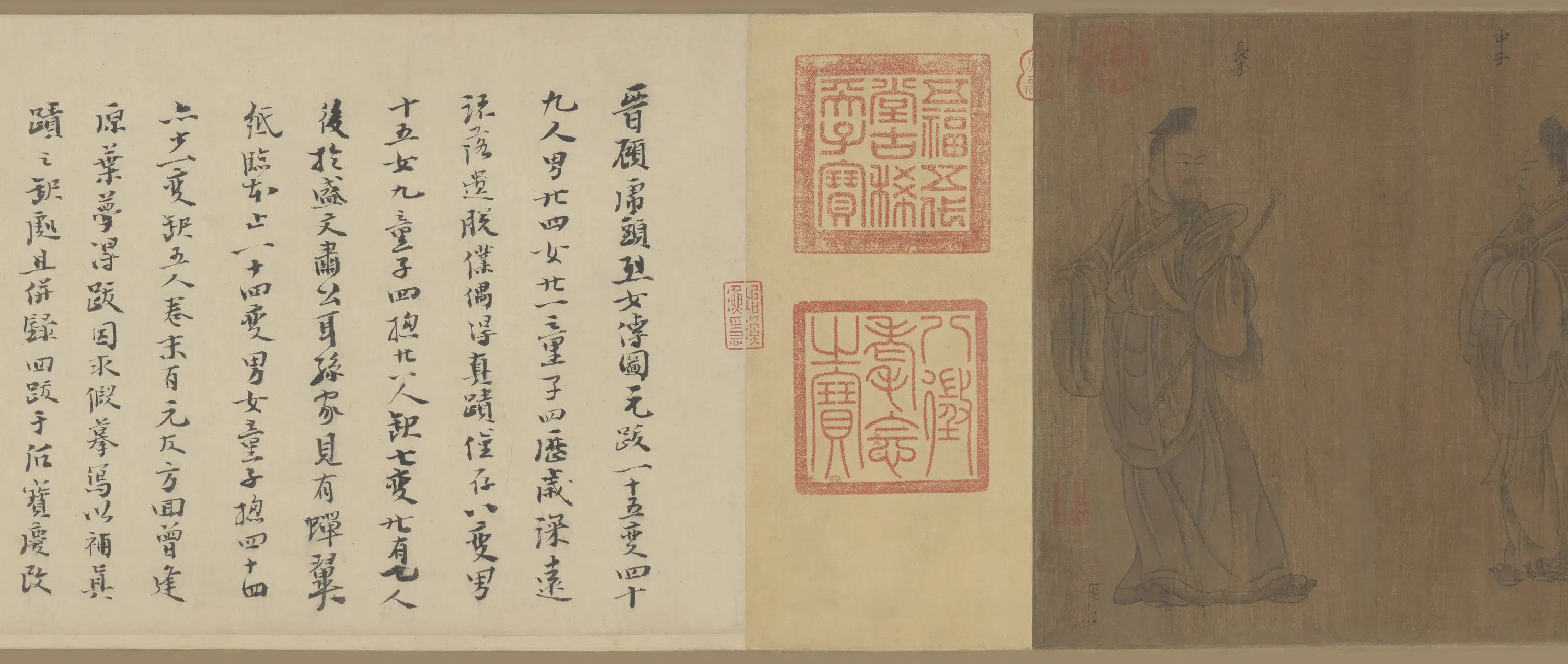 东晋【顾恺之】《列女仁智图卷（宋摹）》 第2张
