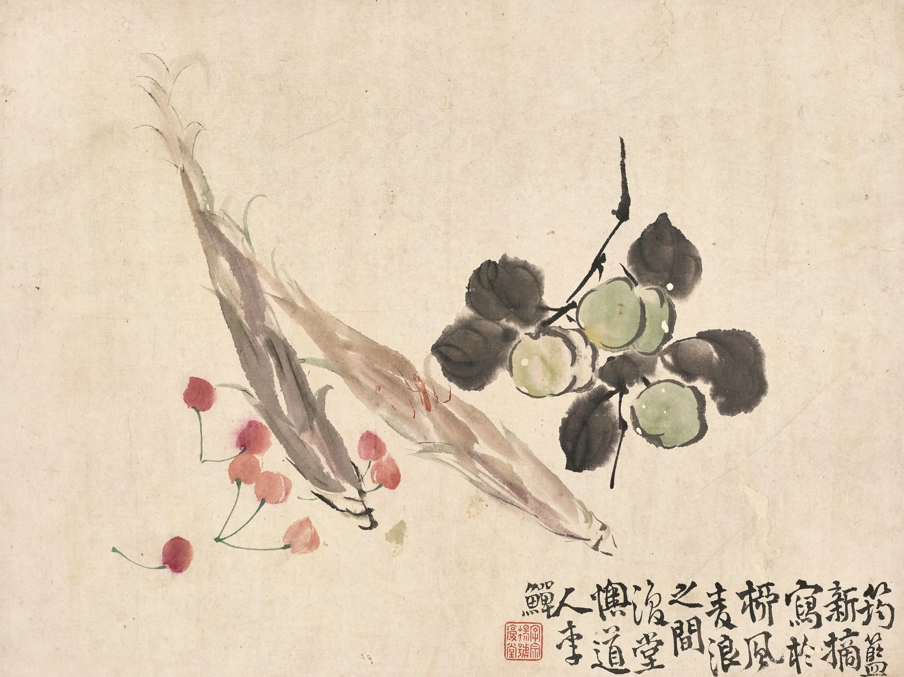 清代【李鱓】《花鸟图册》 第2张