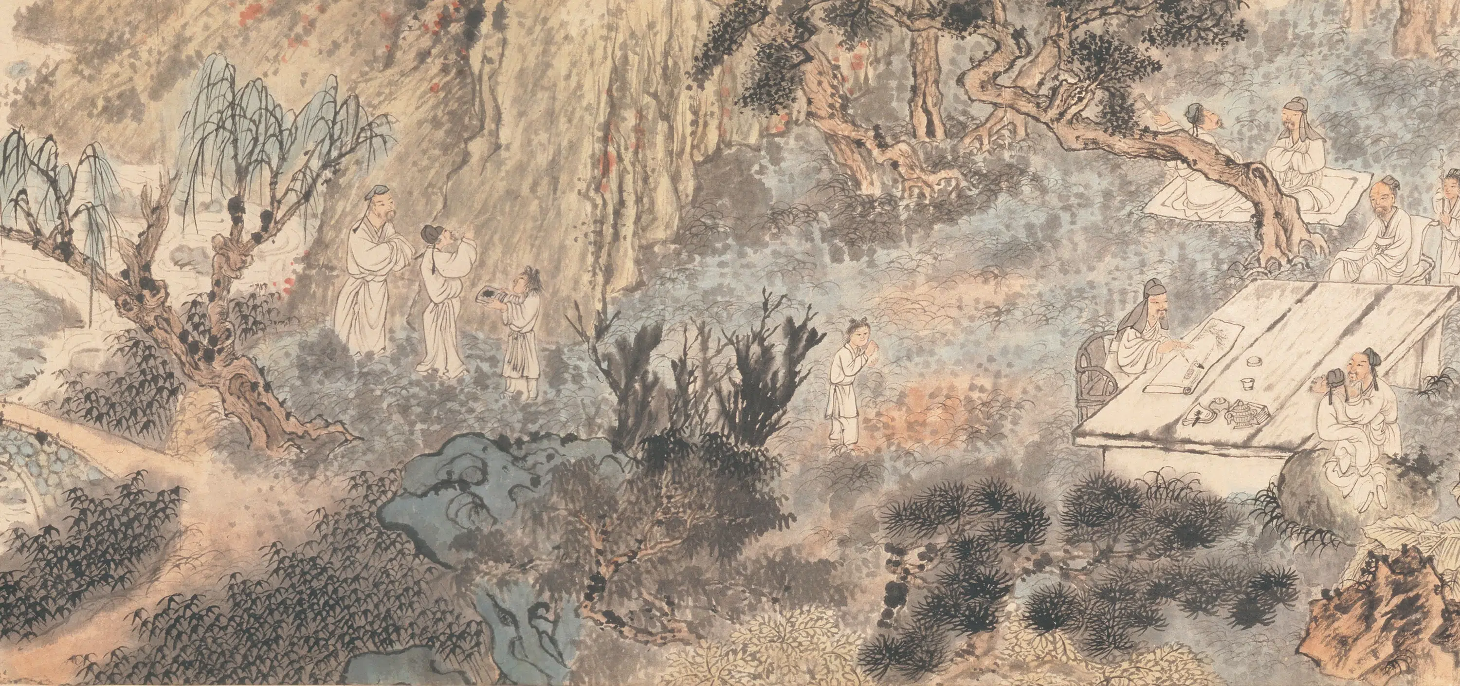 清代【石涛】《西园雅集图卷》 第2张 清代【石涛】《西园雅集图卷》 第2张