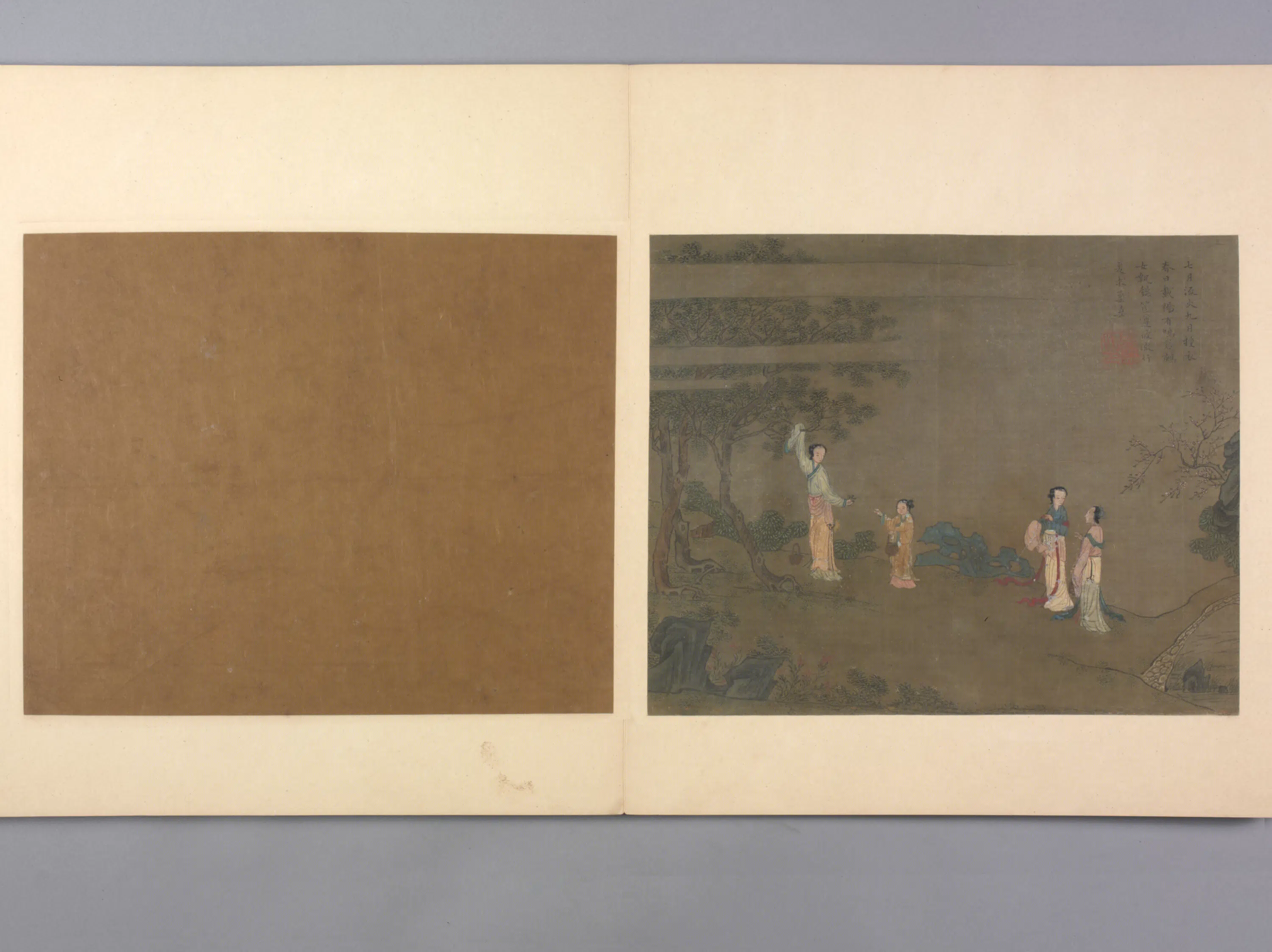 元朝【盛懋】《豳风图册（30开）》 第26张