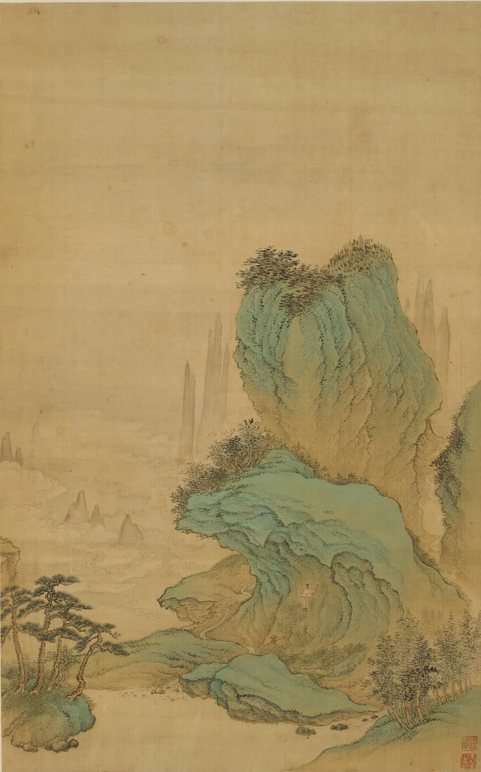 清代【王翚】《小中现大图册》 第6张