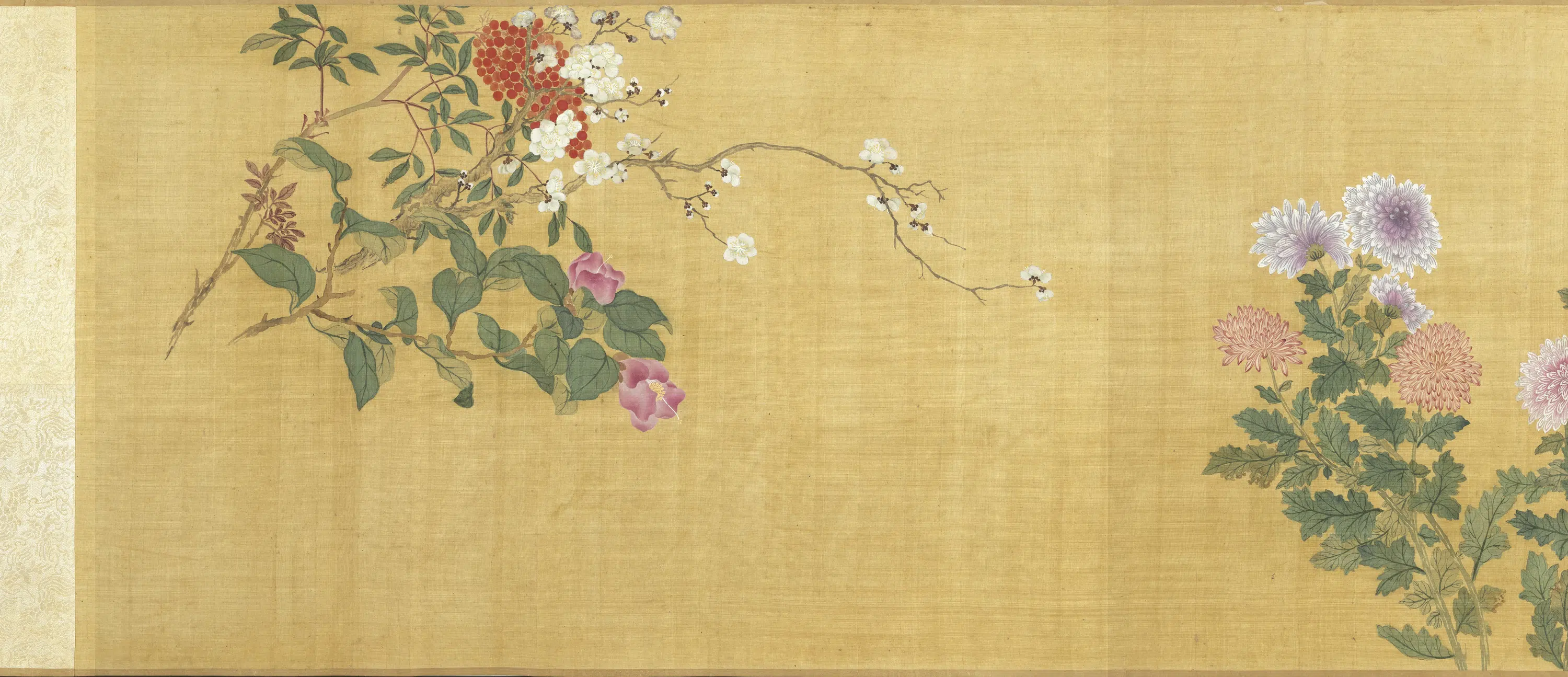 明朝《明人画花卉卷》