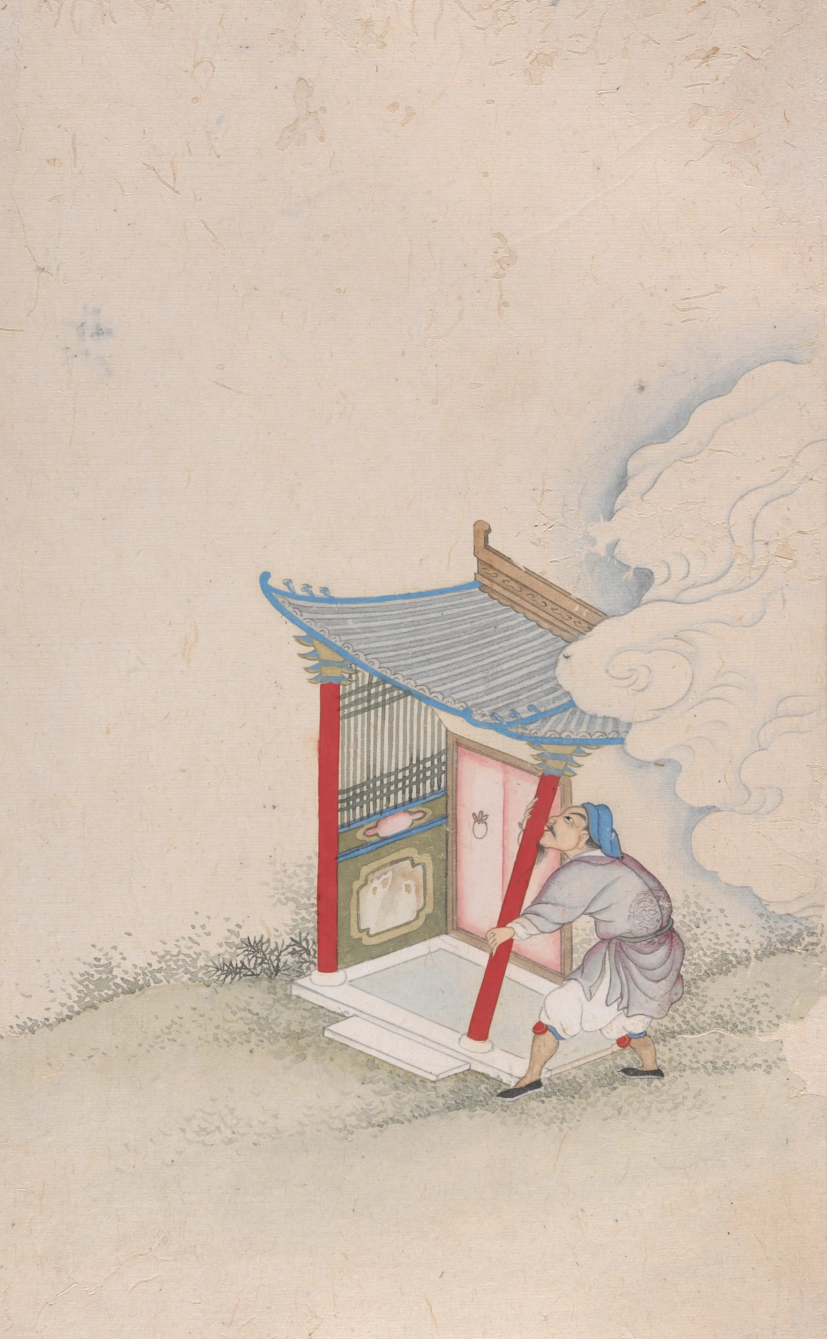 清代【焦秉贞】《历代推背全图》 第36张 清代【焦秉贞】《历代推背全图》 第36张