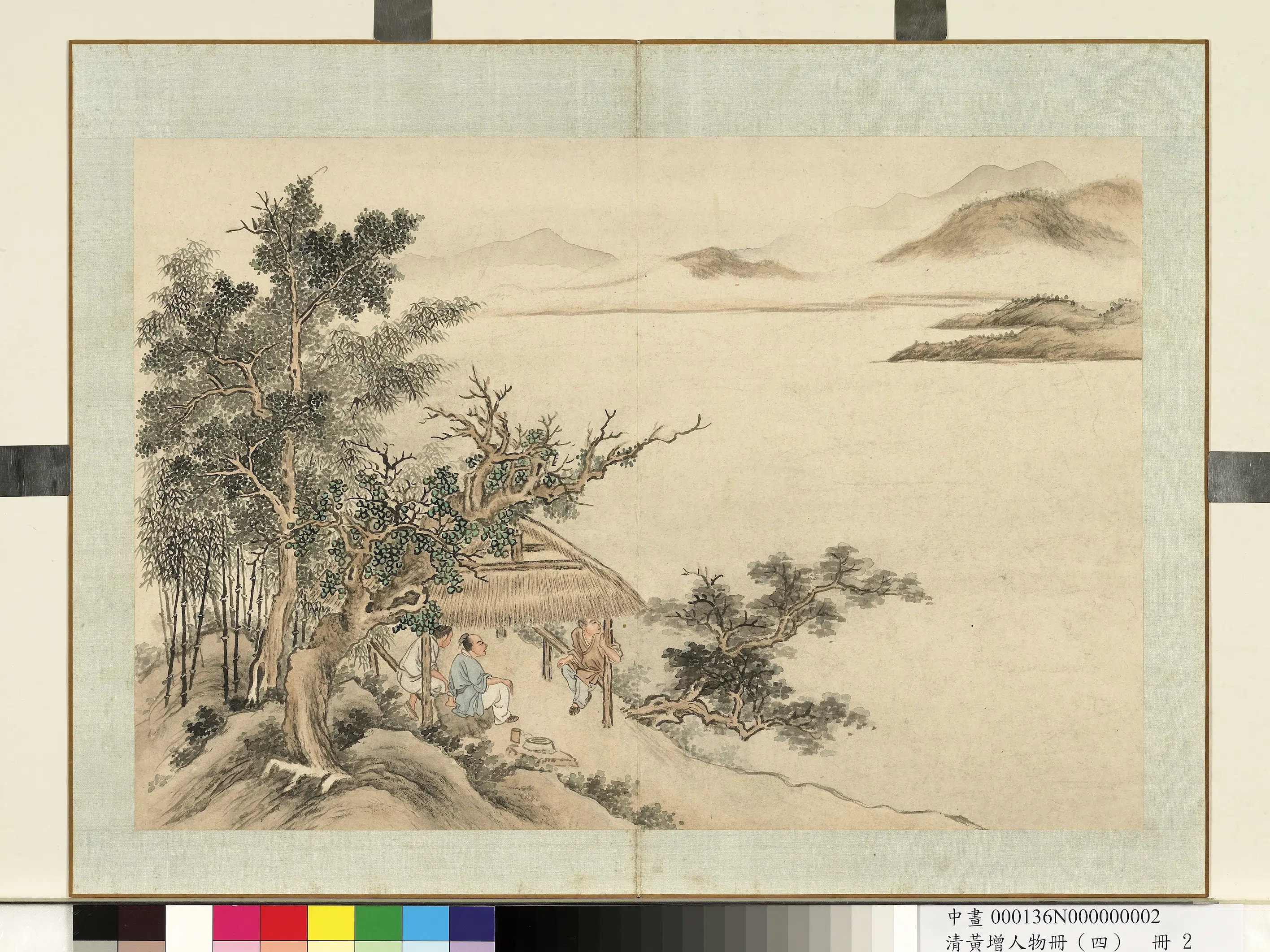 清代【黄增】《人物(四)册》 第5张 清代【黄增】《人物(四)册》 第5张