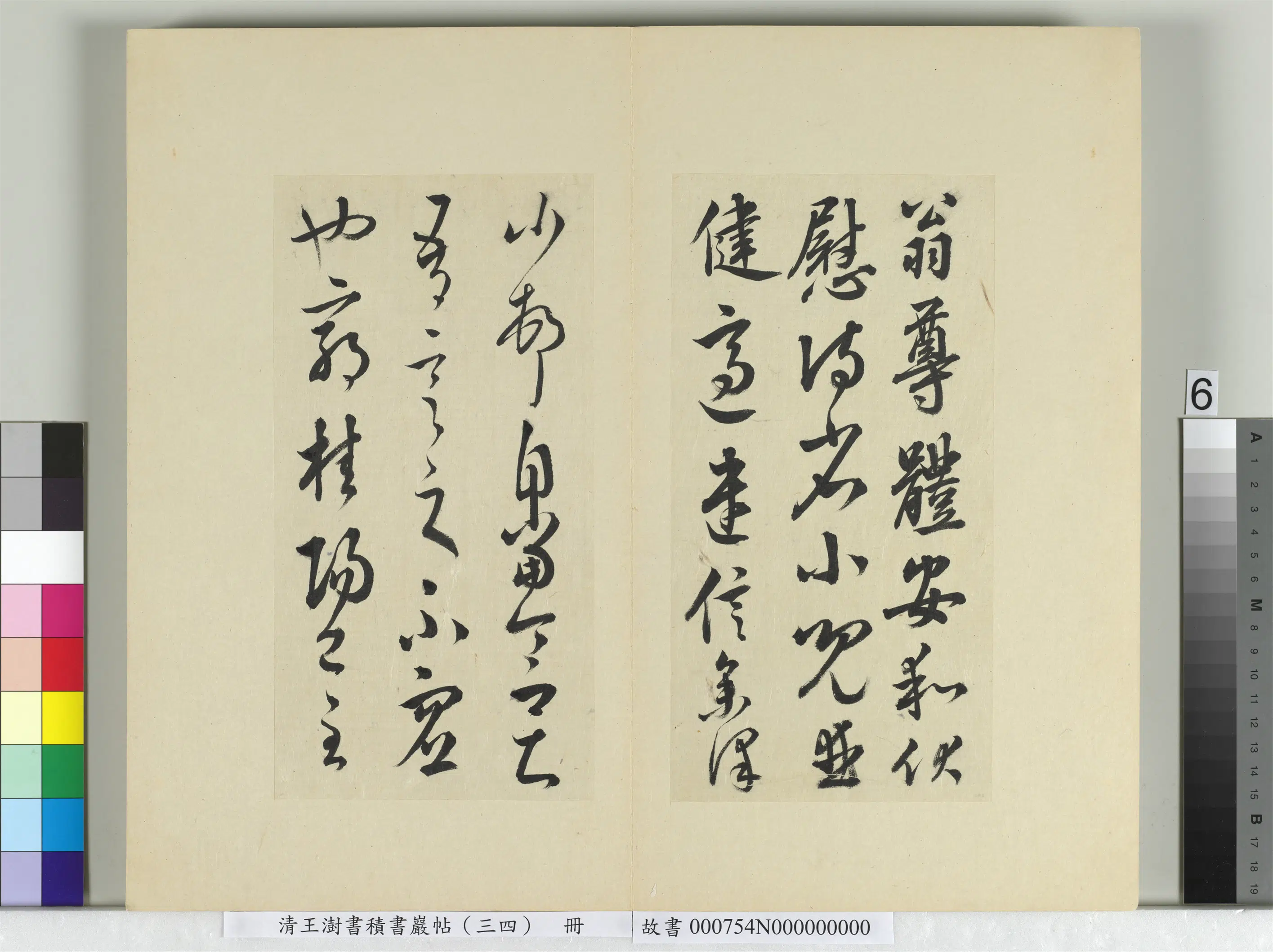 清代【王澍】《书积书岩帖（三十四）册-临万岁通天帖》 第13张