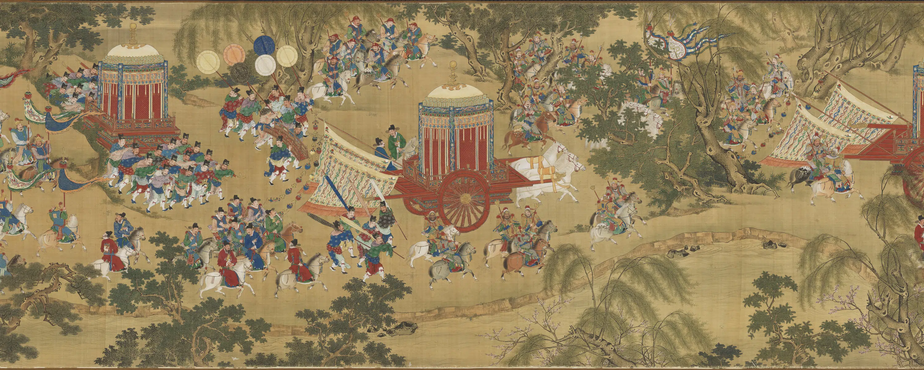 明朝《明人画入跸图卷》 第13张