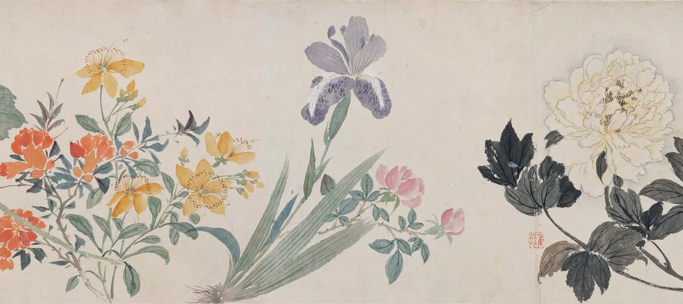 清代【杨晋】《杂花卷》 第5张