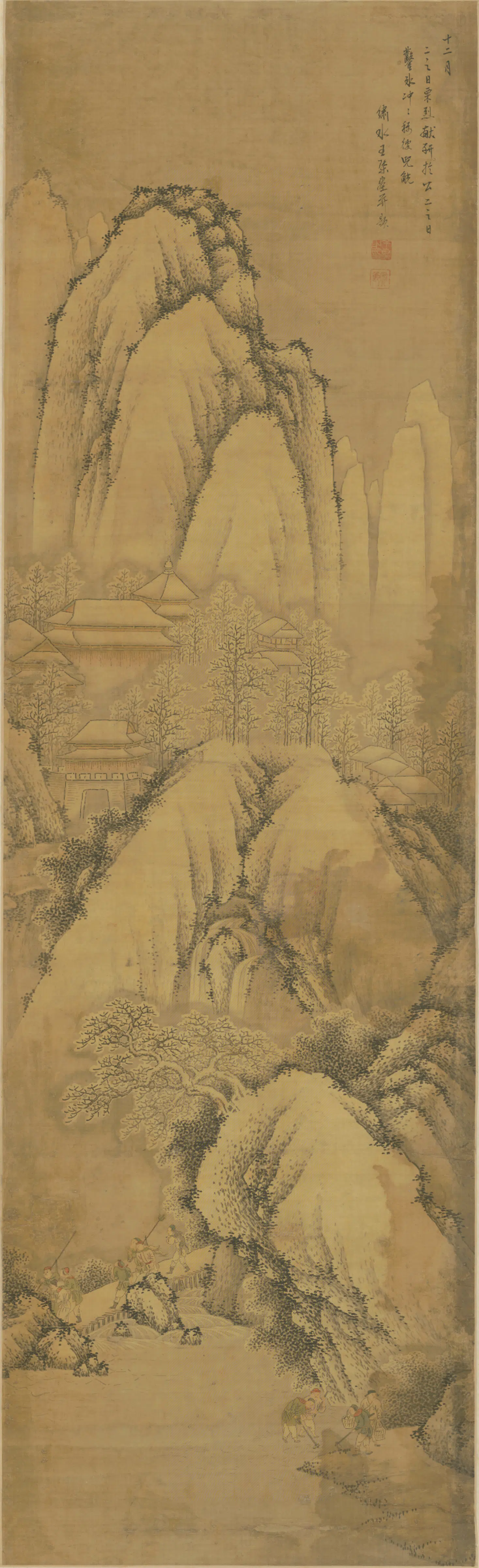 清代【王槩(概)】《豳风图屏(12开)》 第4张 清代【王槩(概)】《豳风图屏(12开)》 第4张