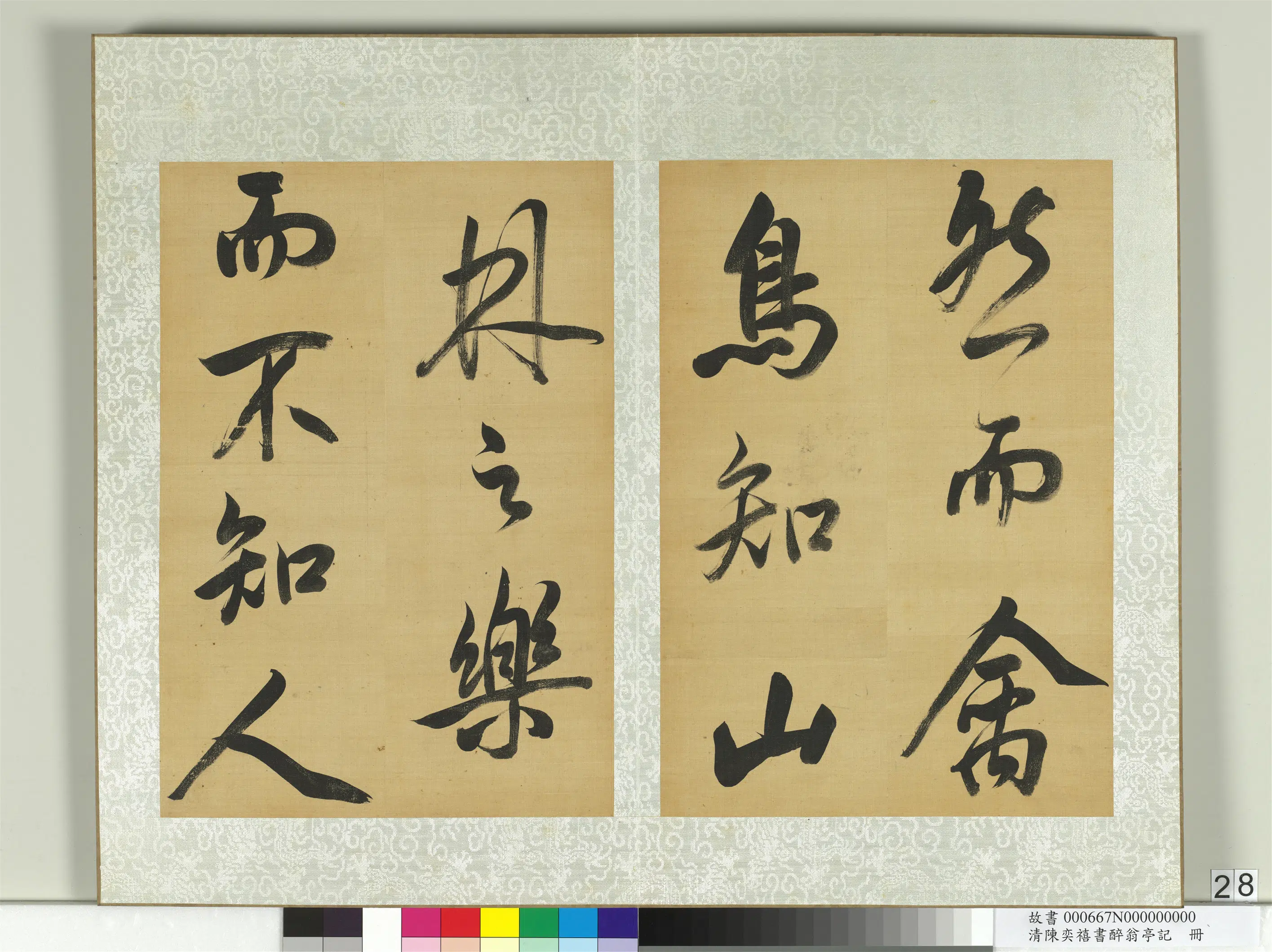 清代【陈奕禧】《醉翁亭记册》 第21张