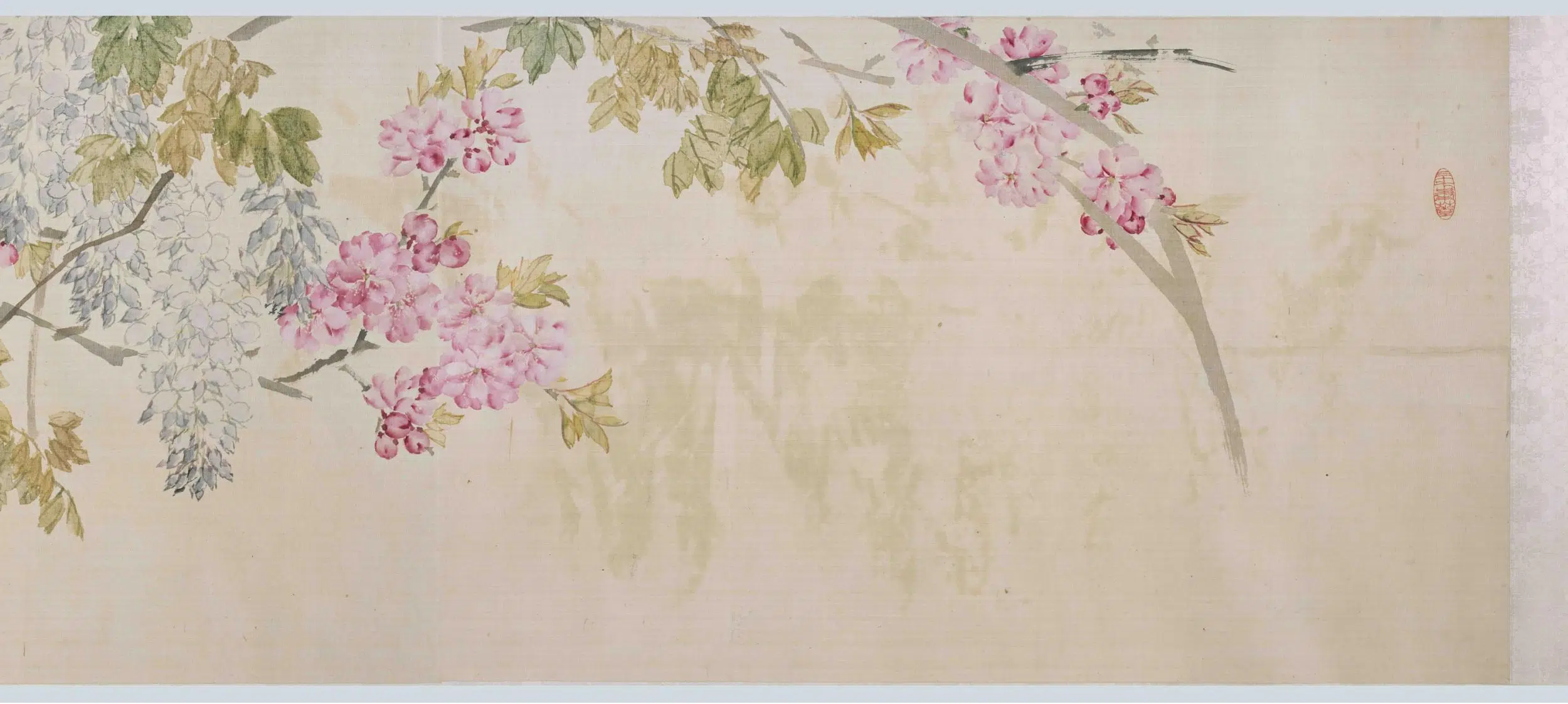 清代【虚谷】《花卉图卷》 第4张 清代【虚谷】《花卉图卷》 第4张