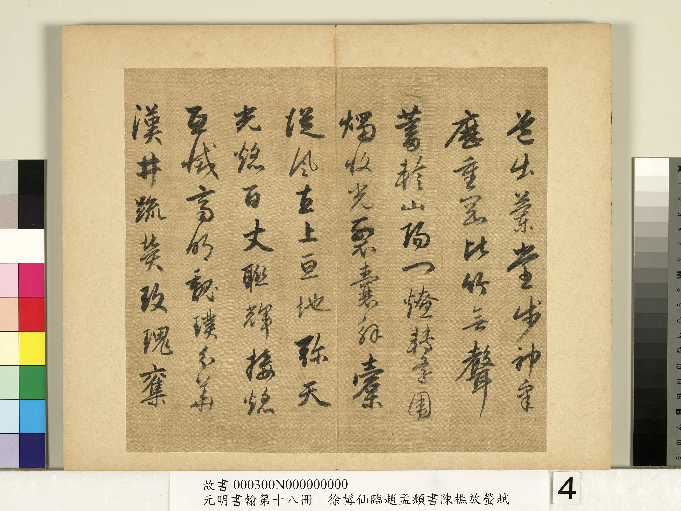 明朝【徐霖】《临赵孟頫行书陈樵放萤赋-元明书翰第十八册》 第8张