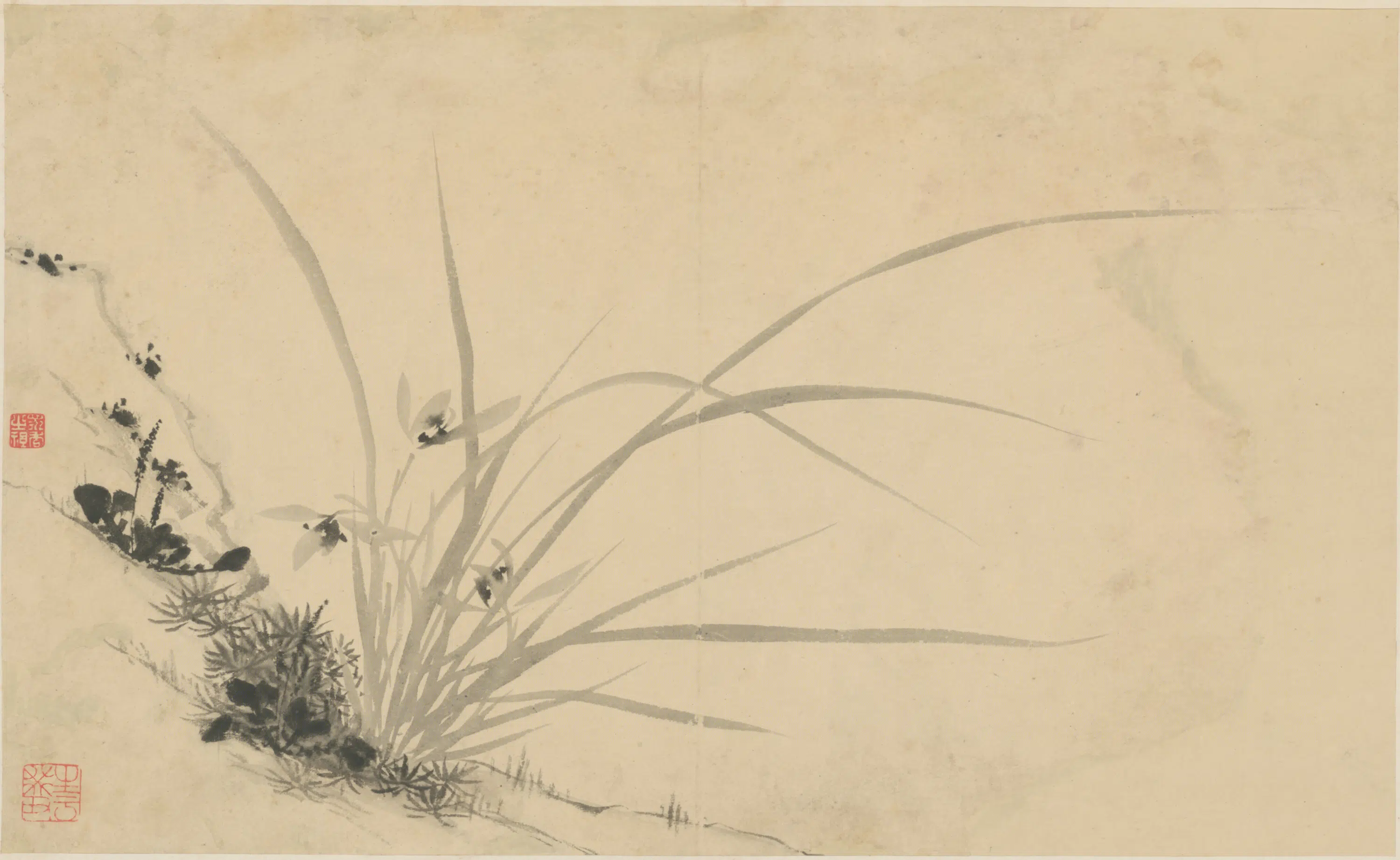 清代【罗聘】《杂画册(10开)》 第9张 清代【罗聘】《杂画册(10开)》 第9张