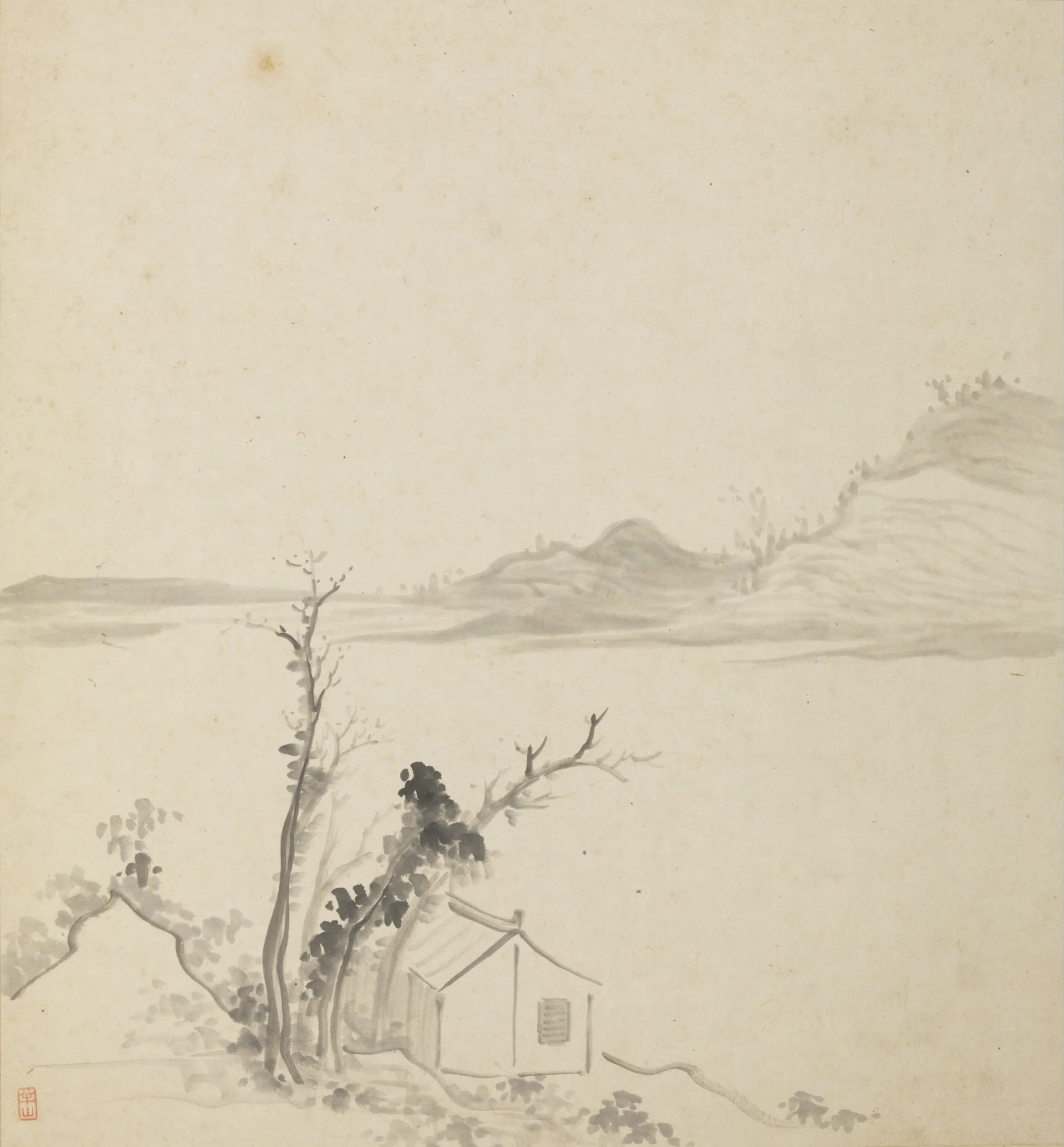 清代【半山-徐敦（惇）】《山水人物册》 第8张