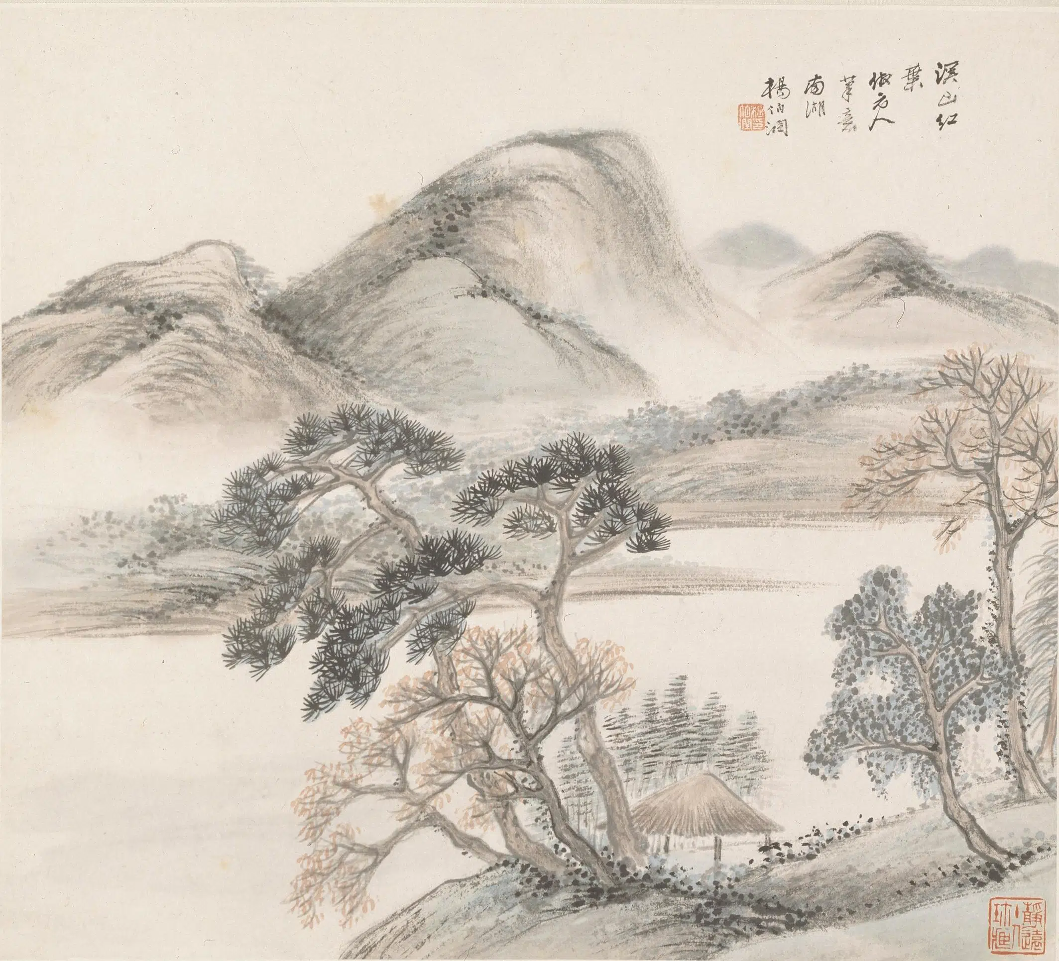 清代【杨伯润】《山水册》