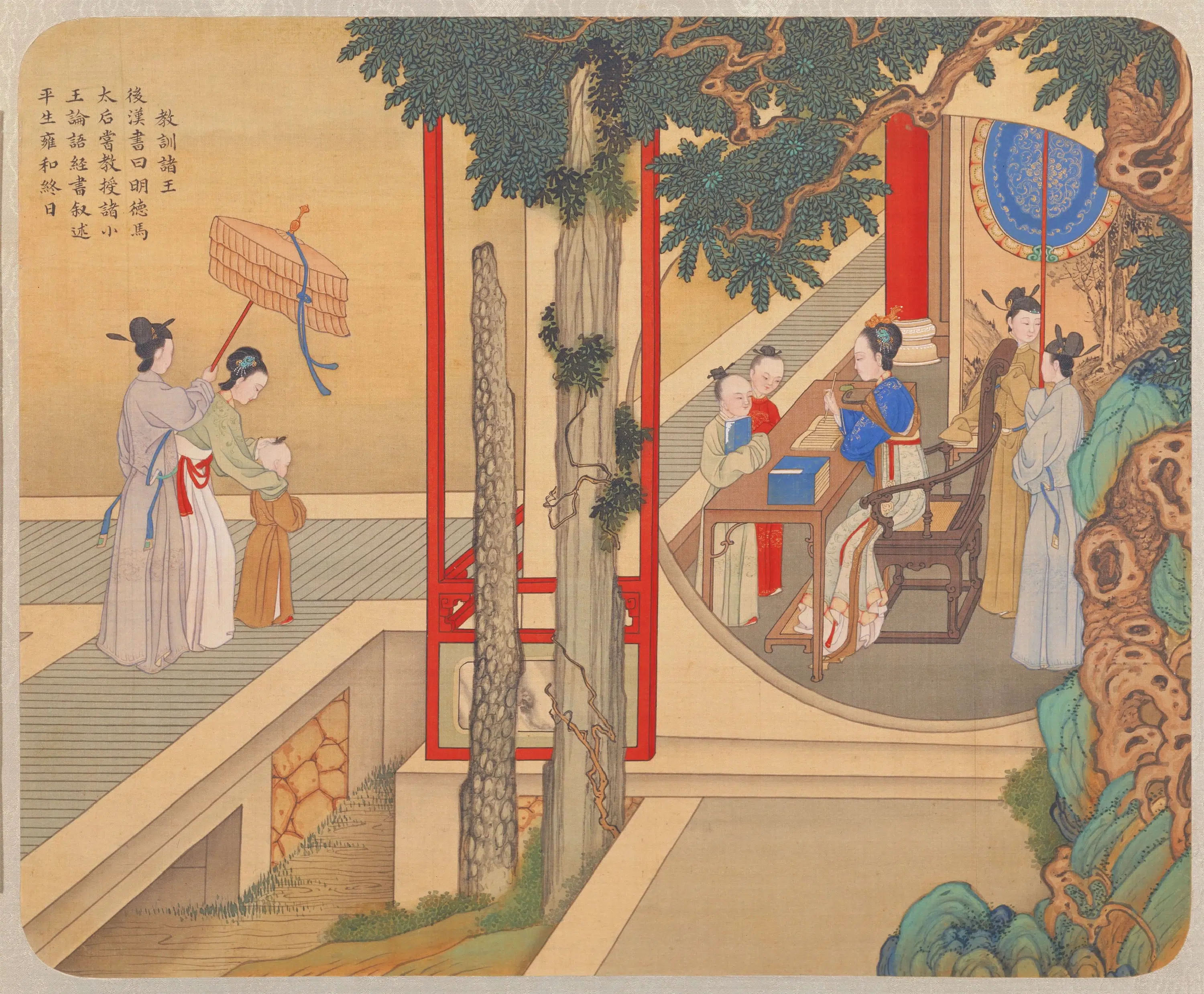 清代【焦秉贞】《历朝贤后故事图册》 第9张 清代【焦秉贞】《历朝贤后故事图册》 第9张