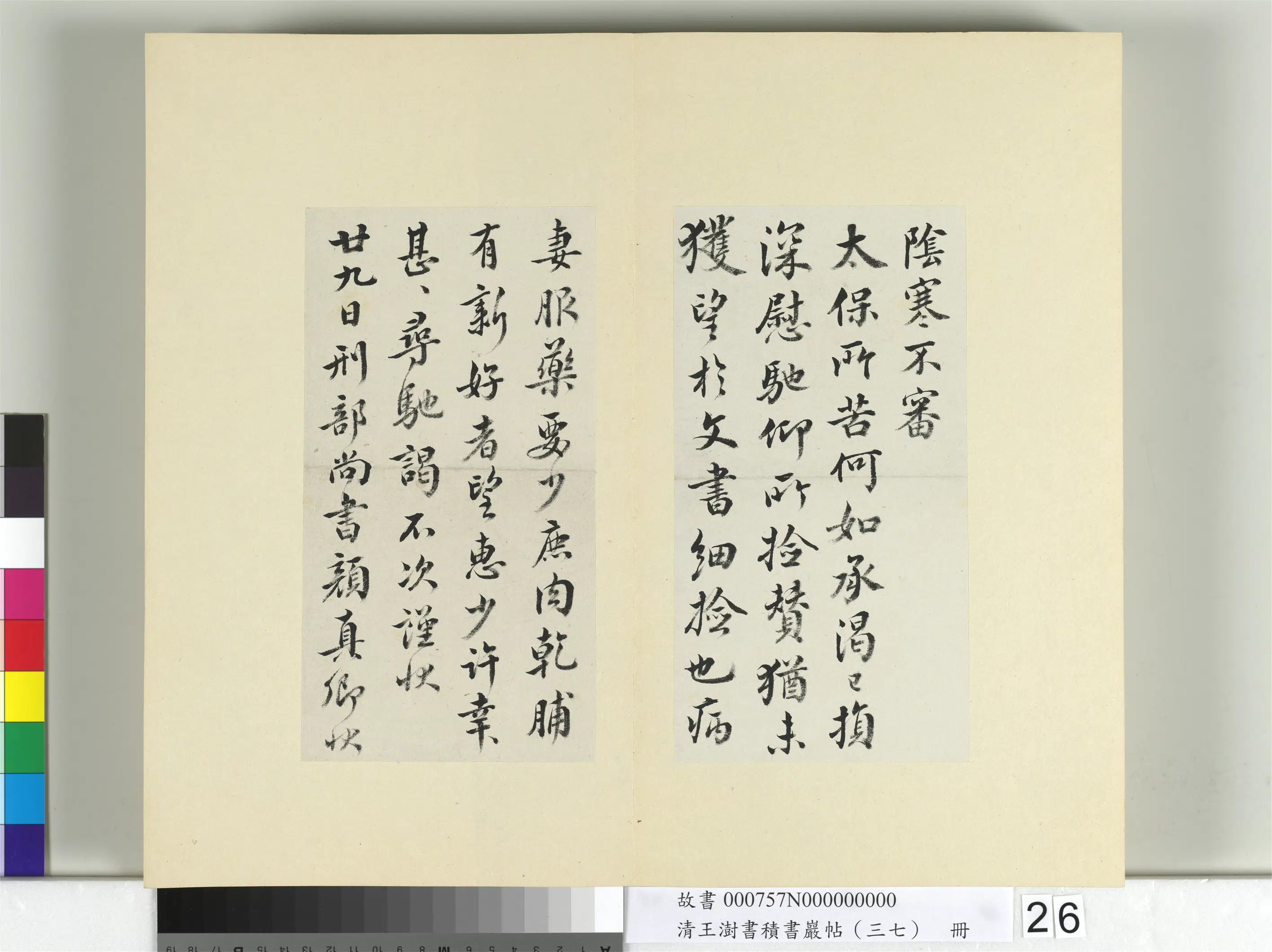 清代【王澍】《书积书岩帖（三十七）册》 第14张