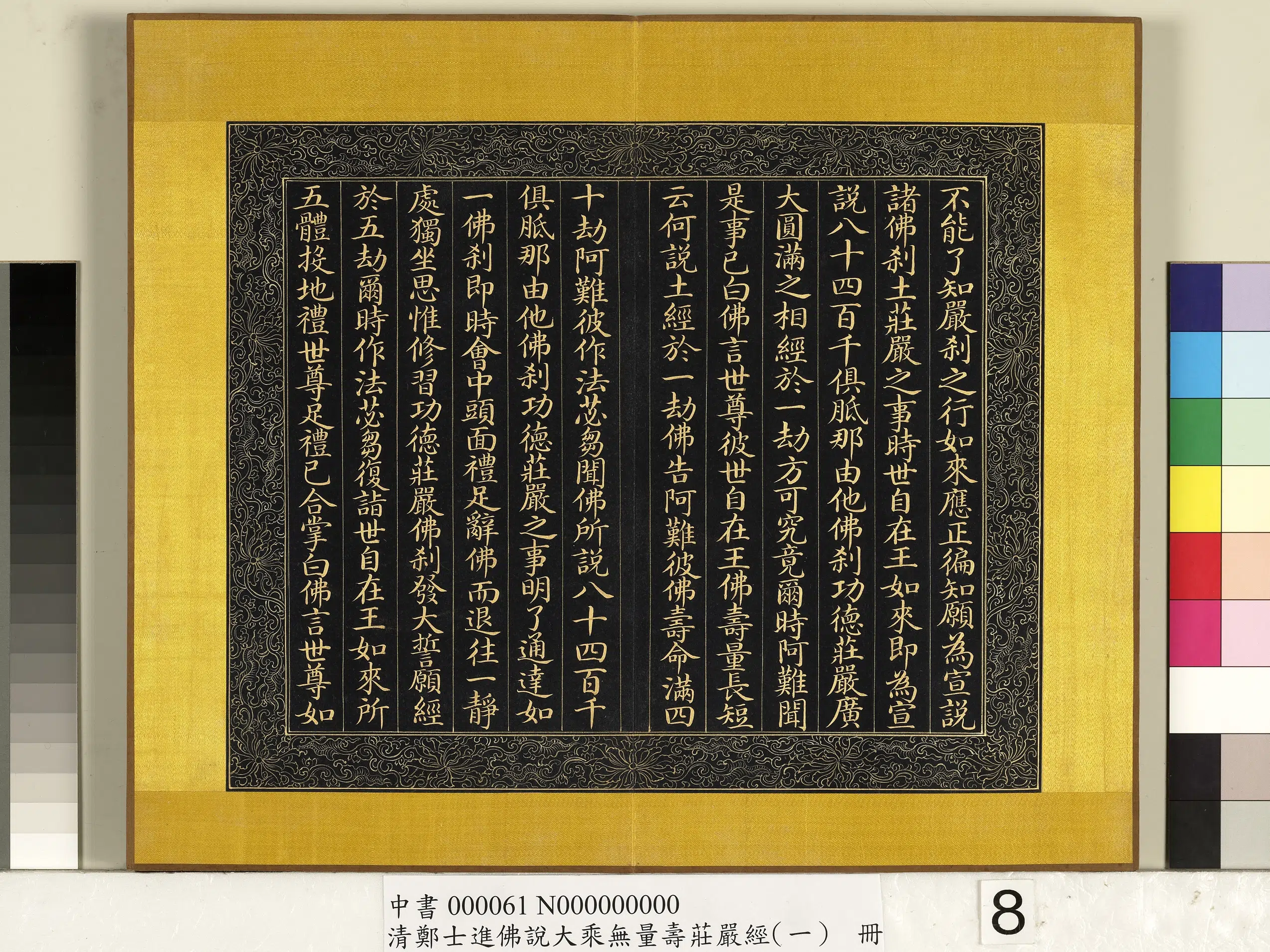 清代【郑大进】《佛说无量寿庄严经(一)册》 第17张 清代【郑大进】《佛说无量寿庄严经(一)册》 第17张